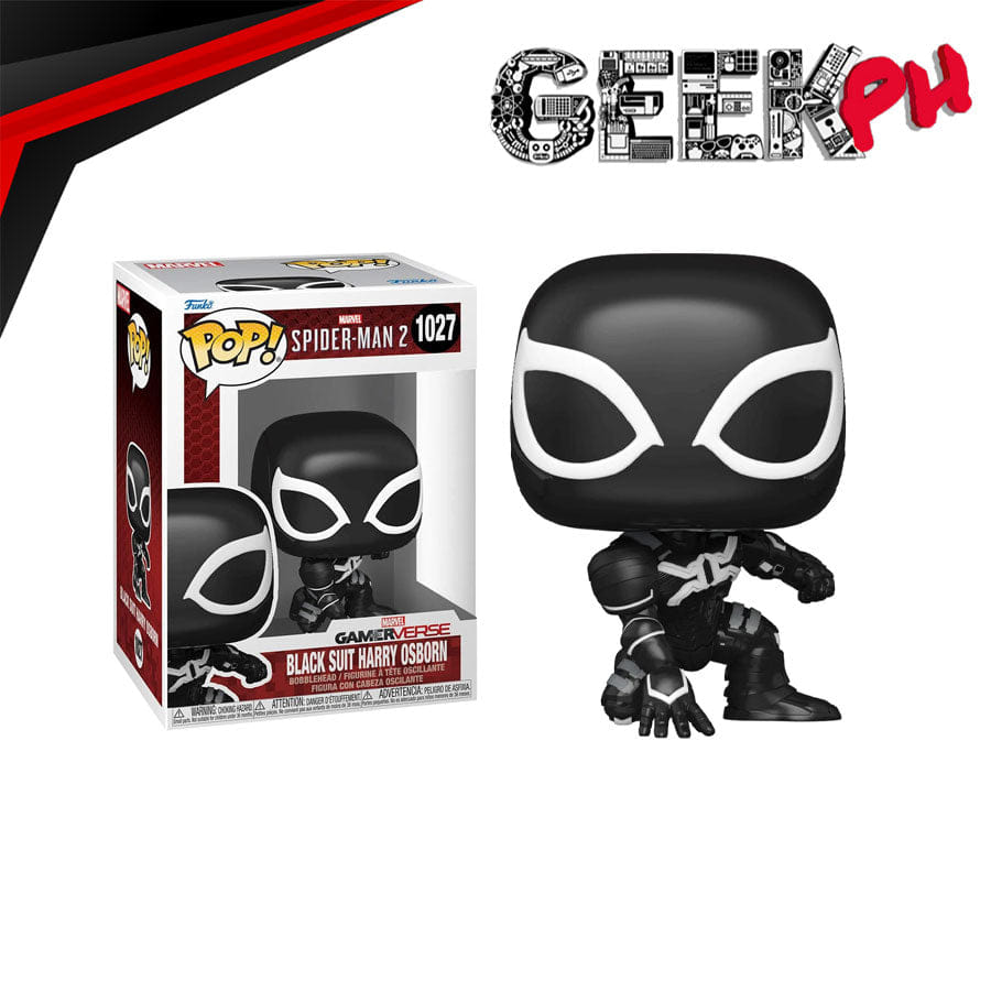 Funko Pop! Games: Spider - Man 2 - Black Suit Harry Osborn #1027 by Geek PH