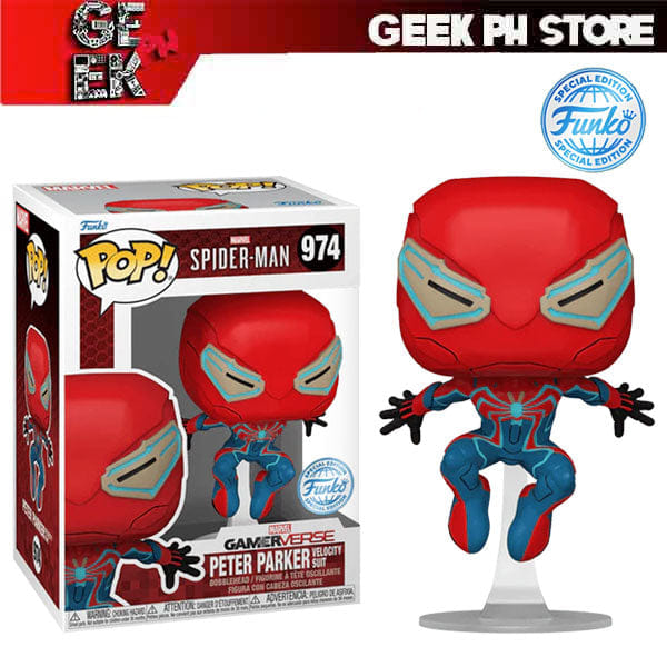 Funko Pop Spider - man 2 (VG'23) - Peter Parker (Velocity Suit) Special Edition Exclusive #974
