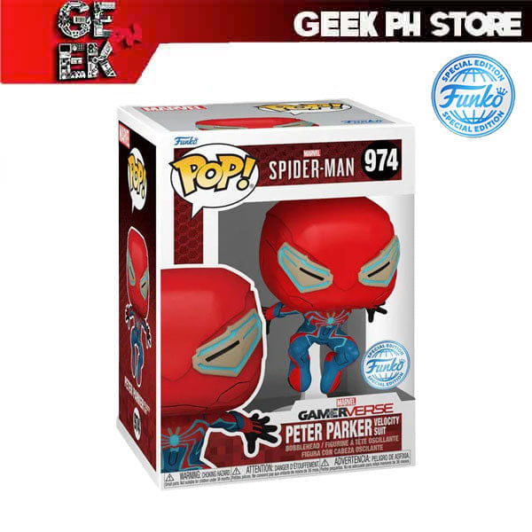 Funko Pop Spider - man 2 (VG'23) - Peter Parker (Velocity Suit) Special Edition Exclusive #974
