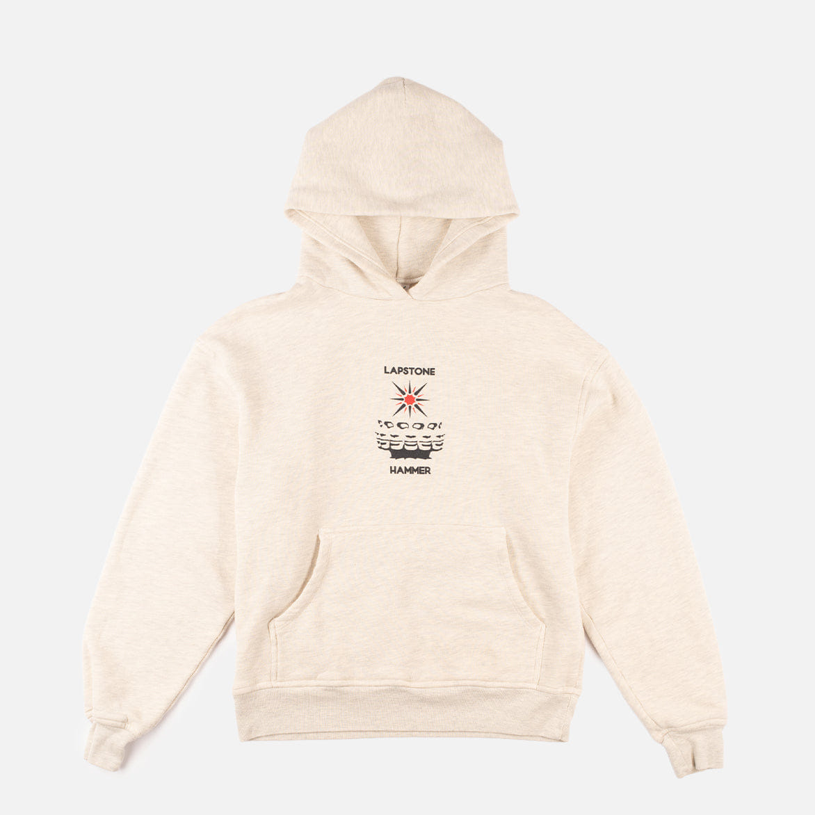 Lapstone & Hammer COLLECTIVE SPARK HOODIE - OATMEAL HEATHER