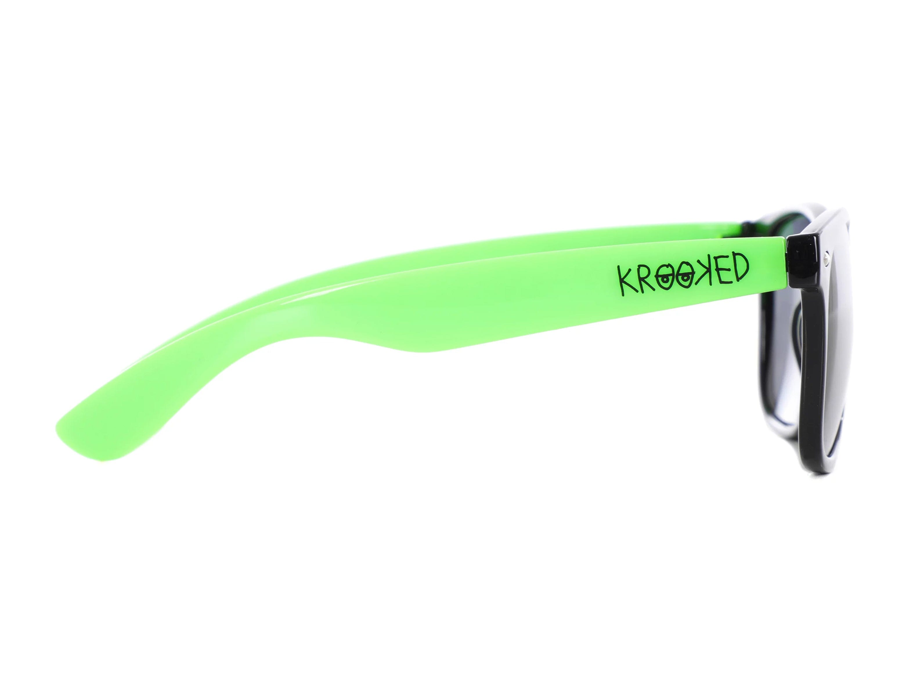 Krooked Eyes Sunglasses - Green / Black