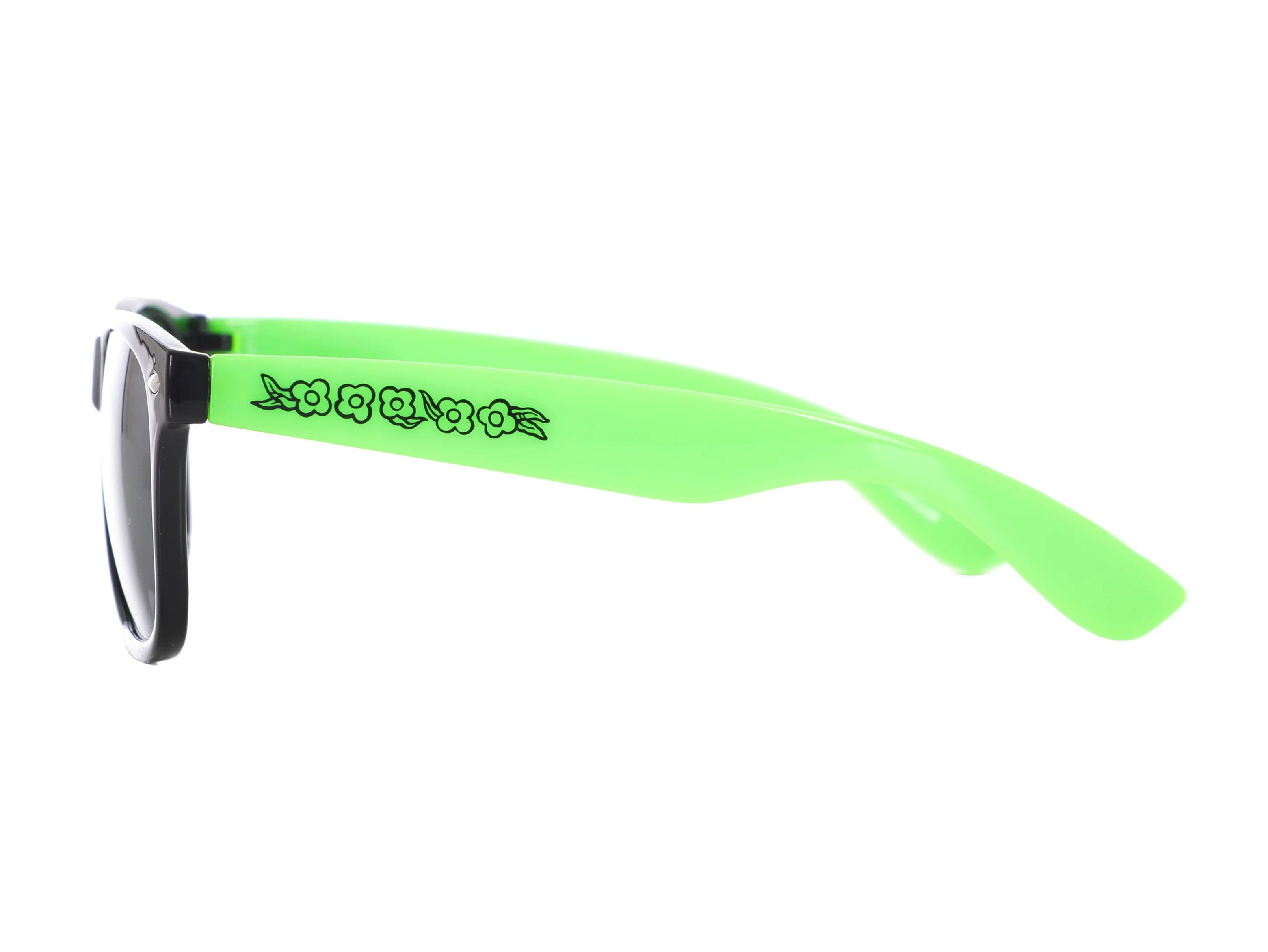 Krooked Eyes Sunglasses - Green / Black