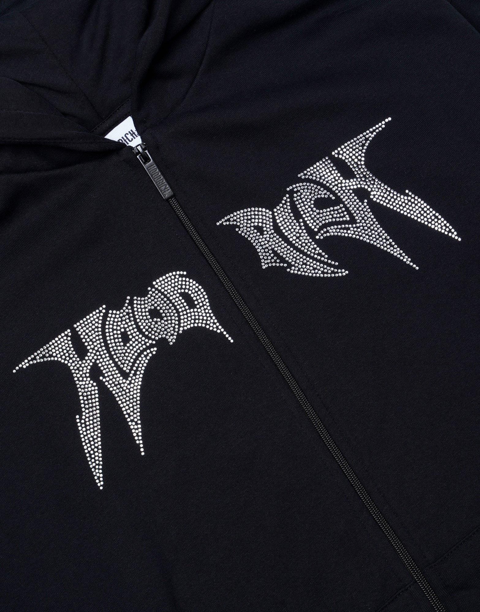 Hoodrich Quartz Diamante Full Zip Hoodie
