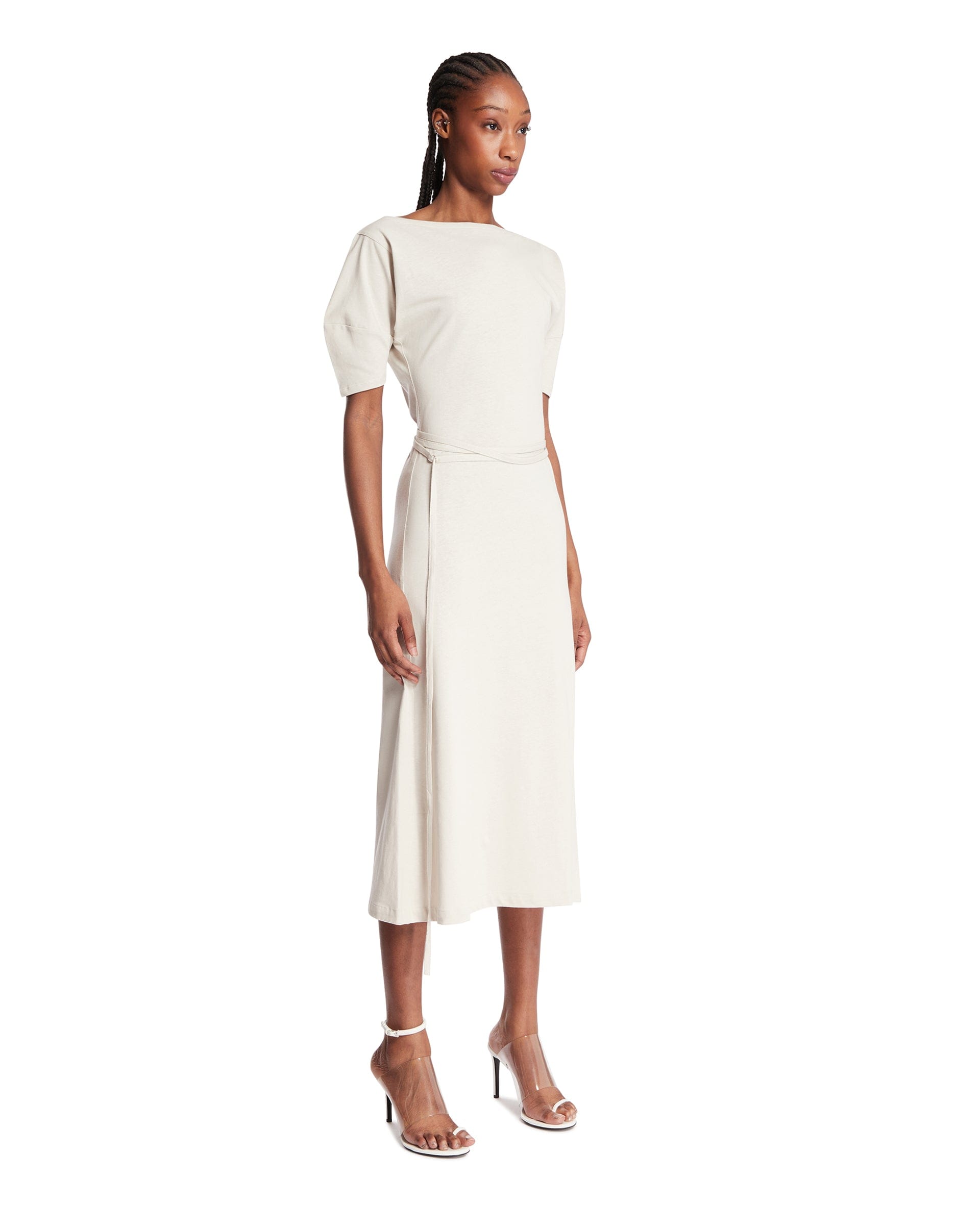Lemaire Abito Off - Shoulder Grigio