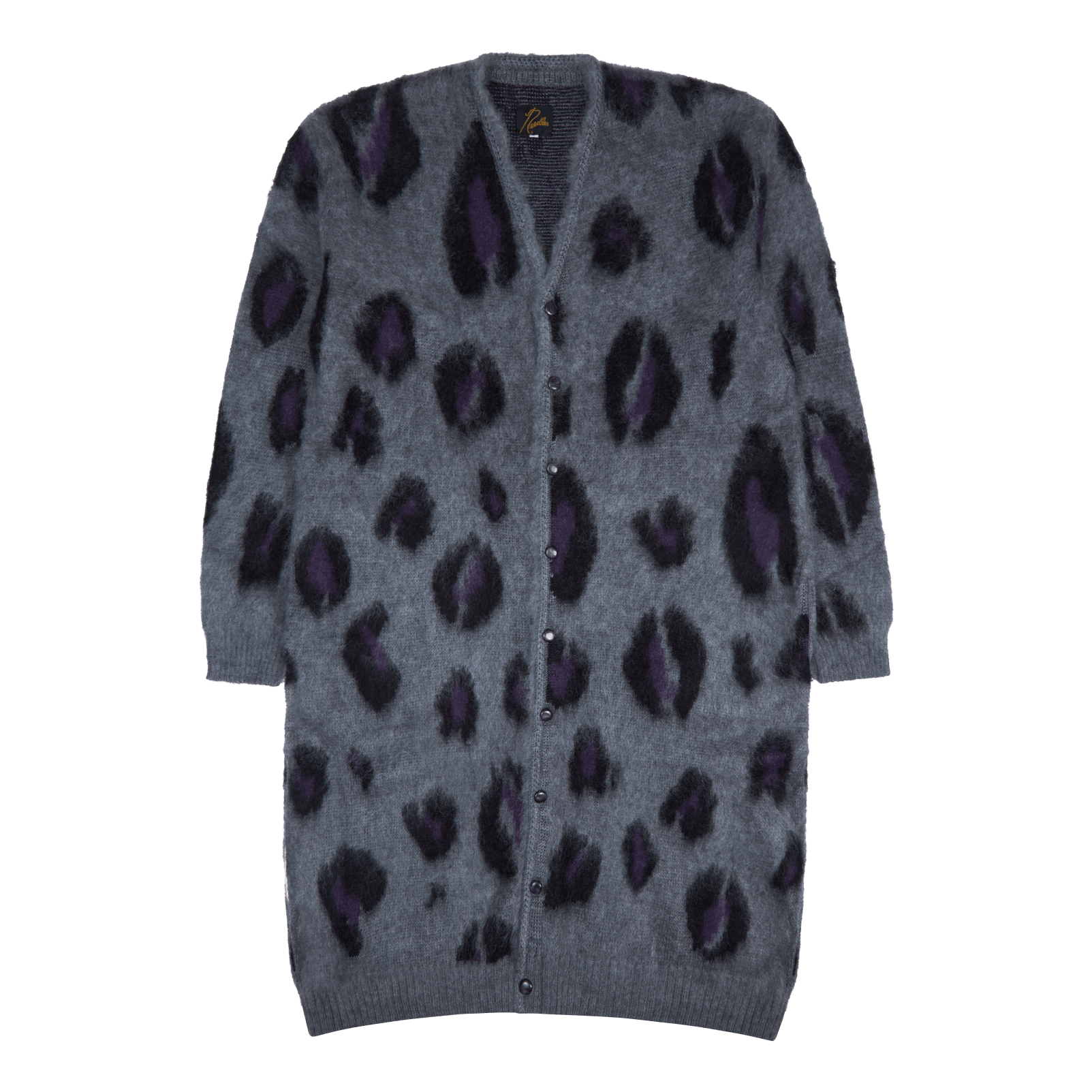 Needles Mohair Long Cardigan - Grey