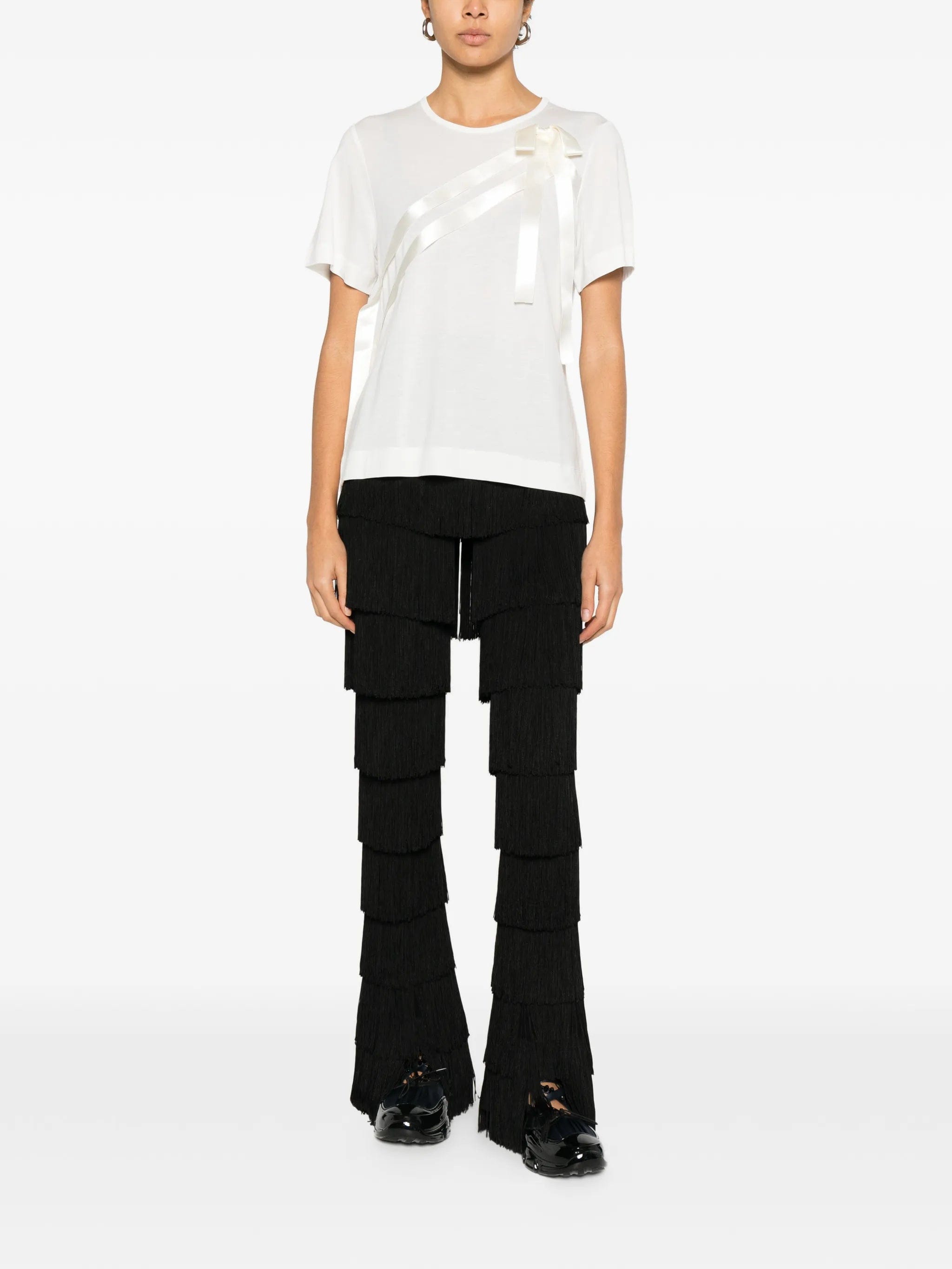Simone Rocha sash bow T - shirt
