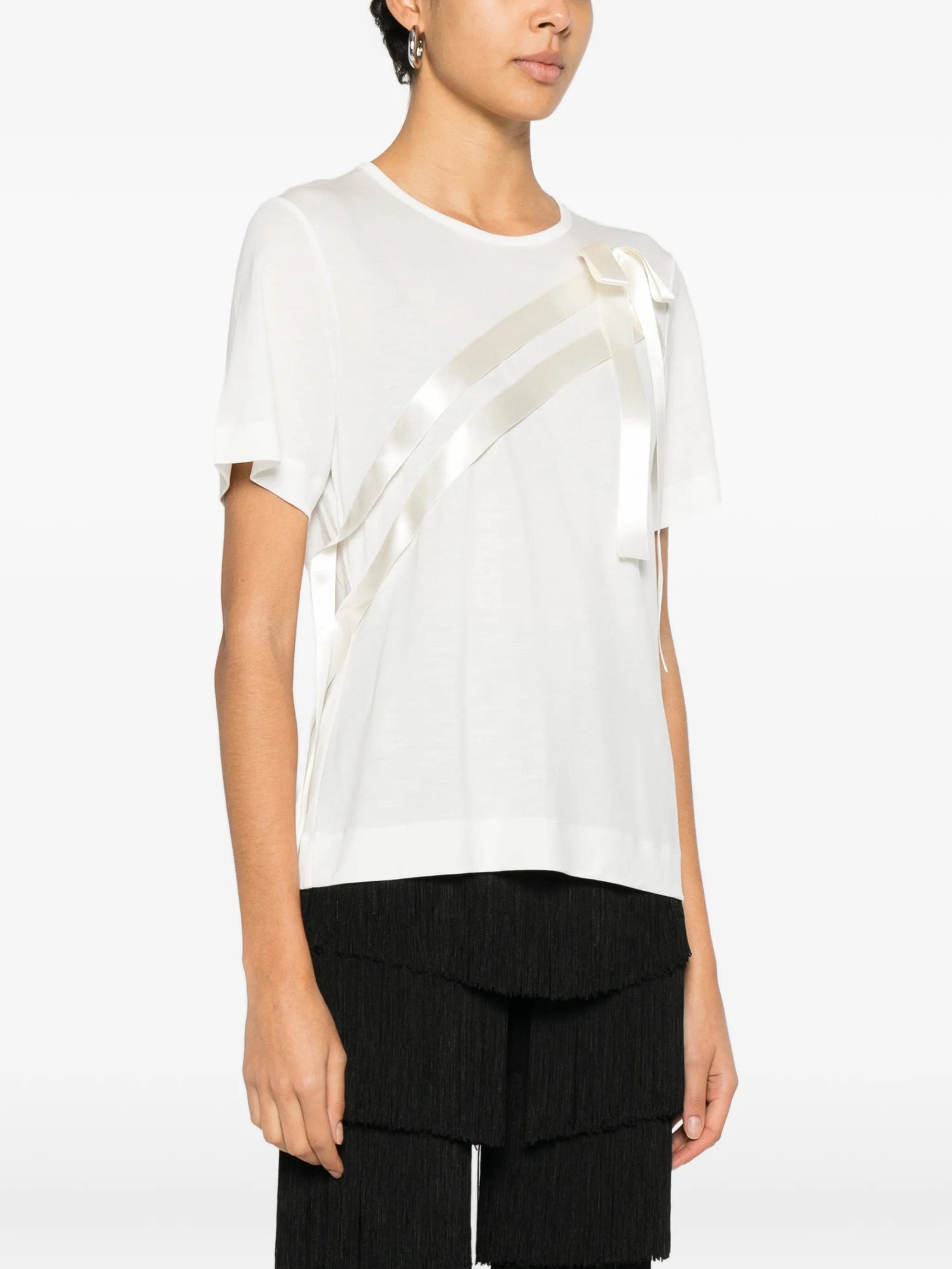 Simone Rocha sash bow T - shirt