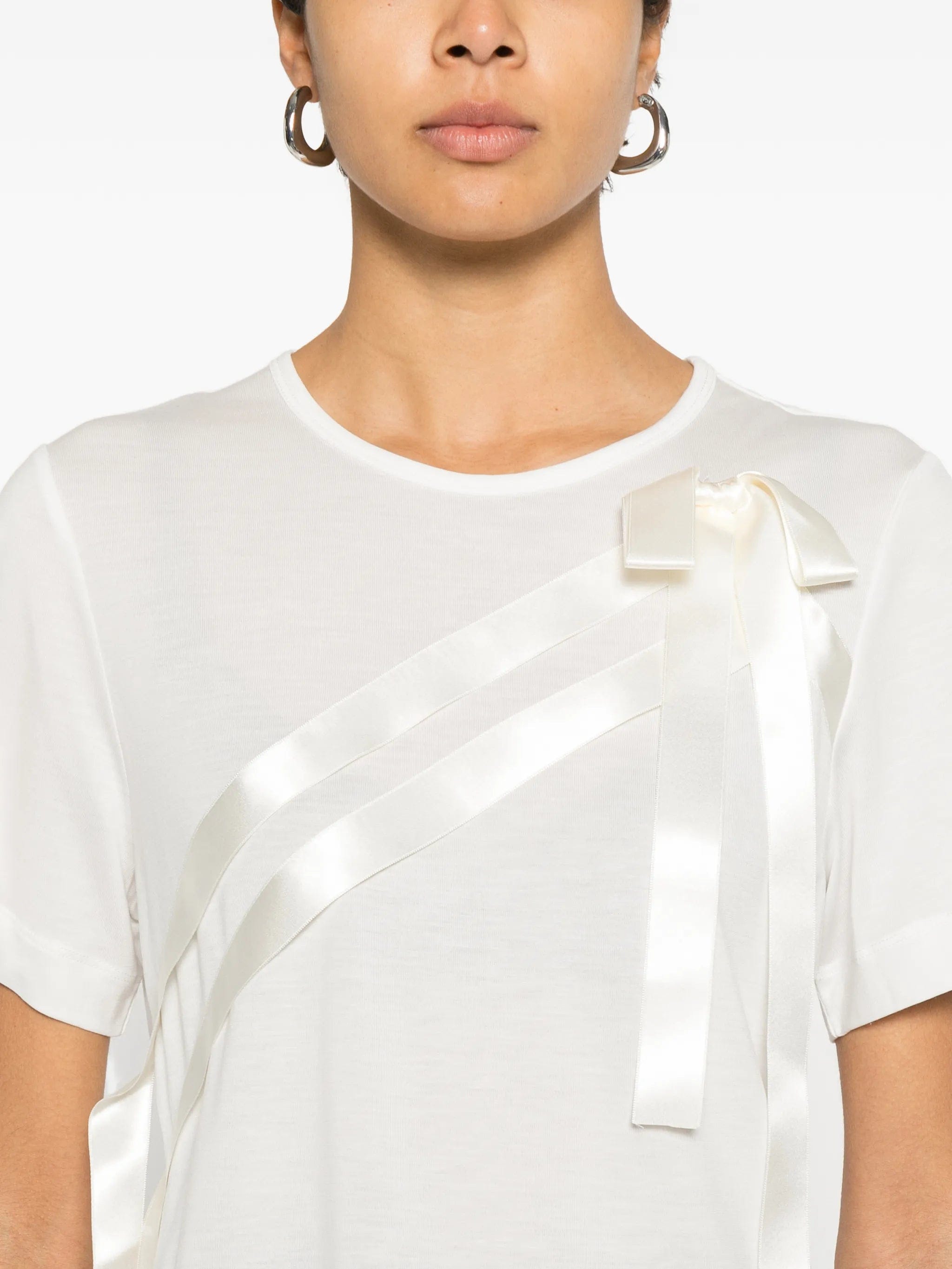 Simone Rocha sash bow T - shirt