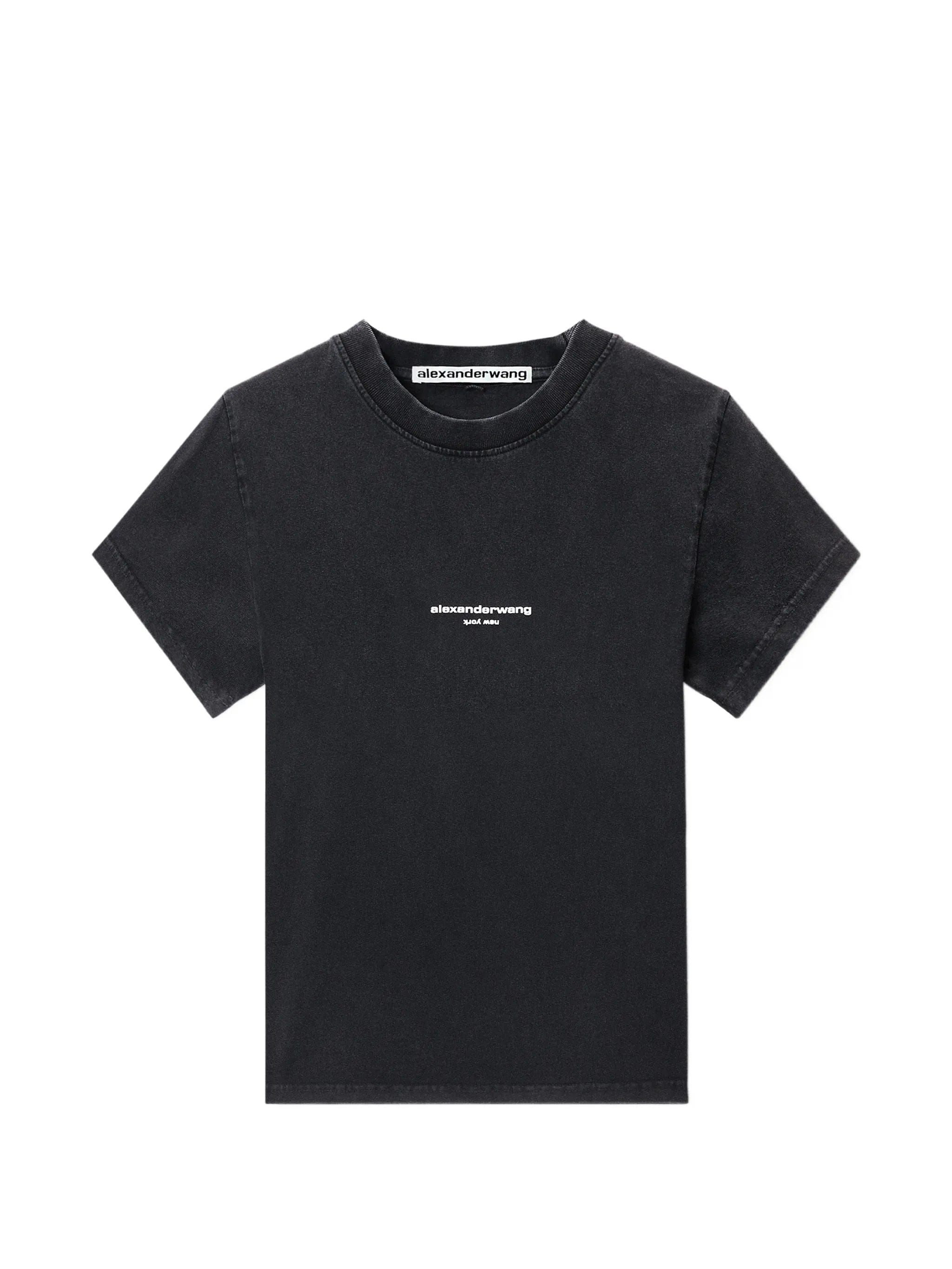 Alexander Wang logo - print T - shirt