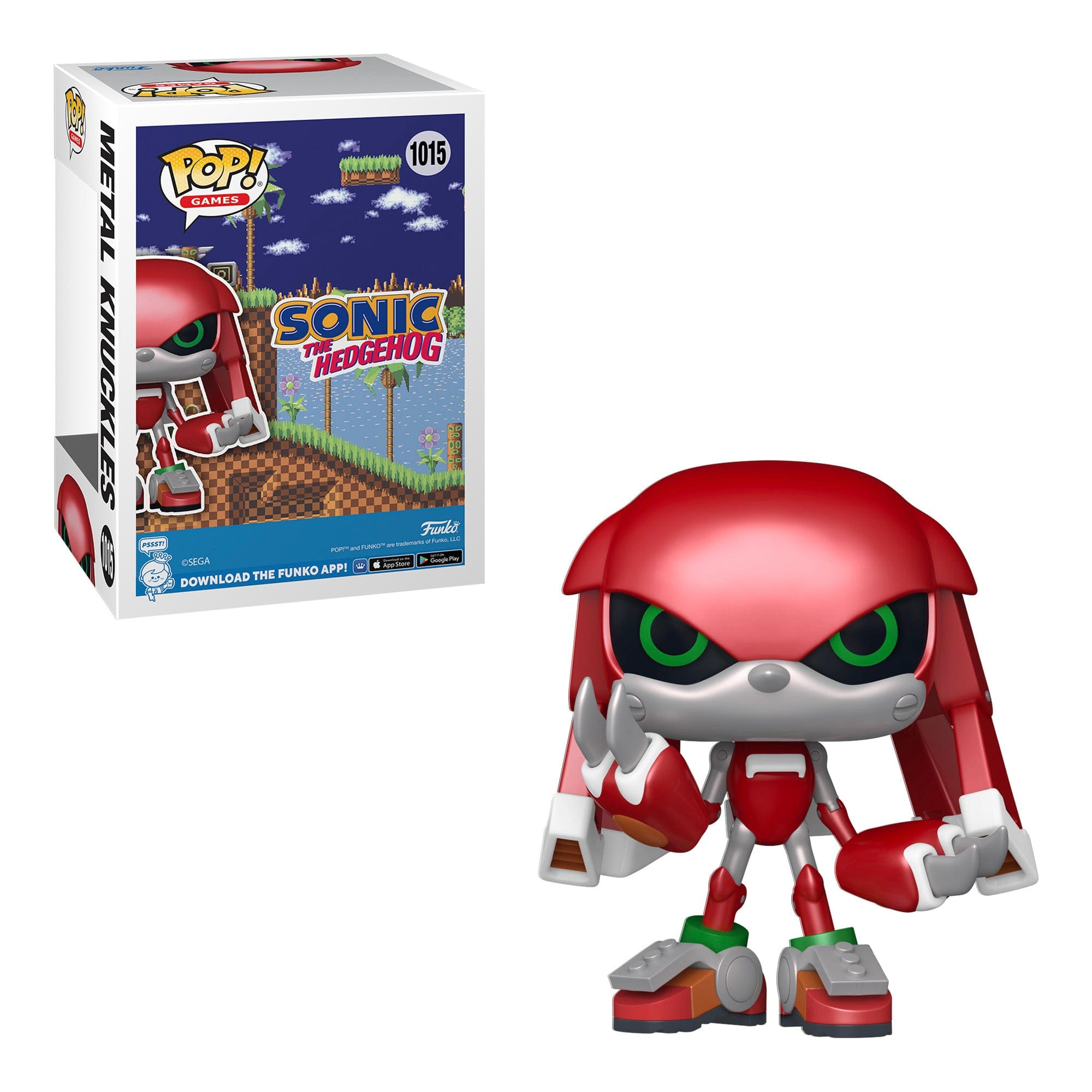 Sonic the Hedgehog Funko Pop! Games: Sonic The Hedgehog - Metal Knuckles #1015 NYCC 2024 Toy Tokyo Exclusive