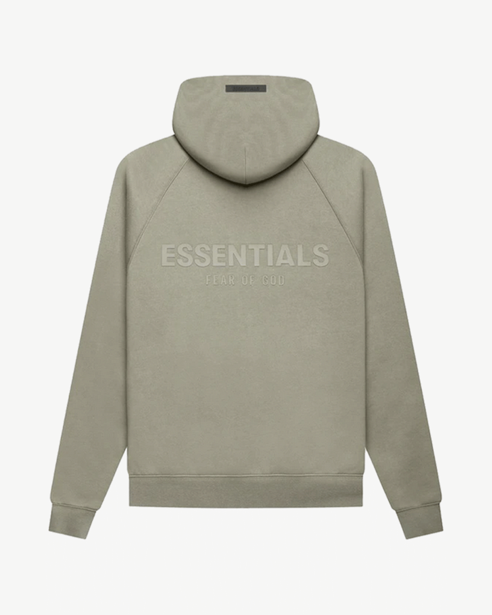 FOG ESSENTIALS FW21 SILICON APPLIQUE LOGO PISTACHIO HOODIE