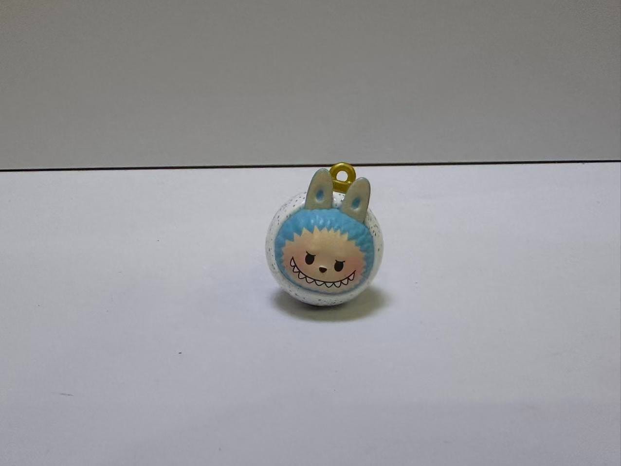 Brandonz Labubu Blue Ornament Bean (China Christmas pop up limited) POP BEAN by POP MART