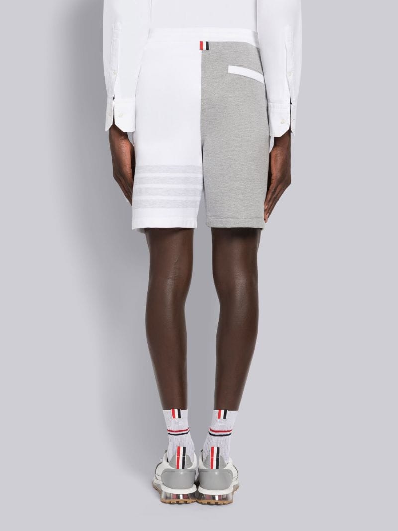 Thom Browne Panelled Cotton Track Shorts