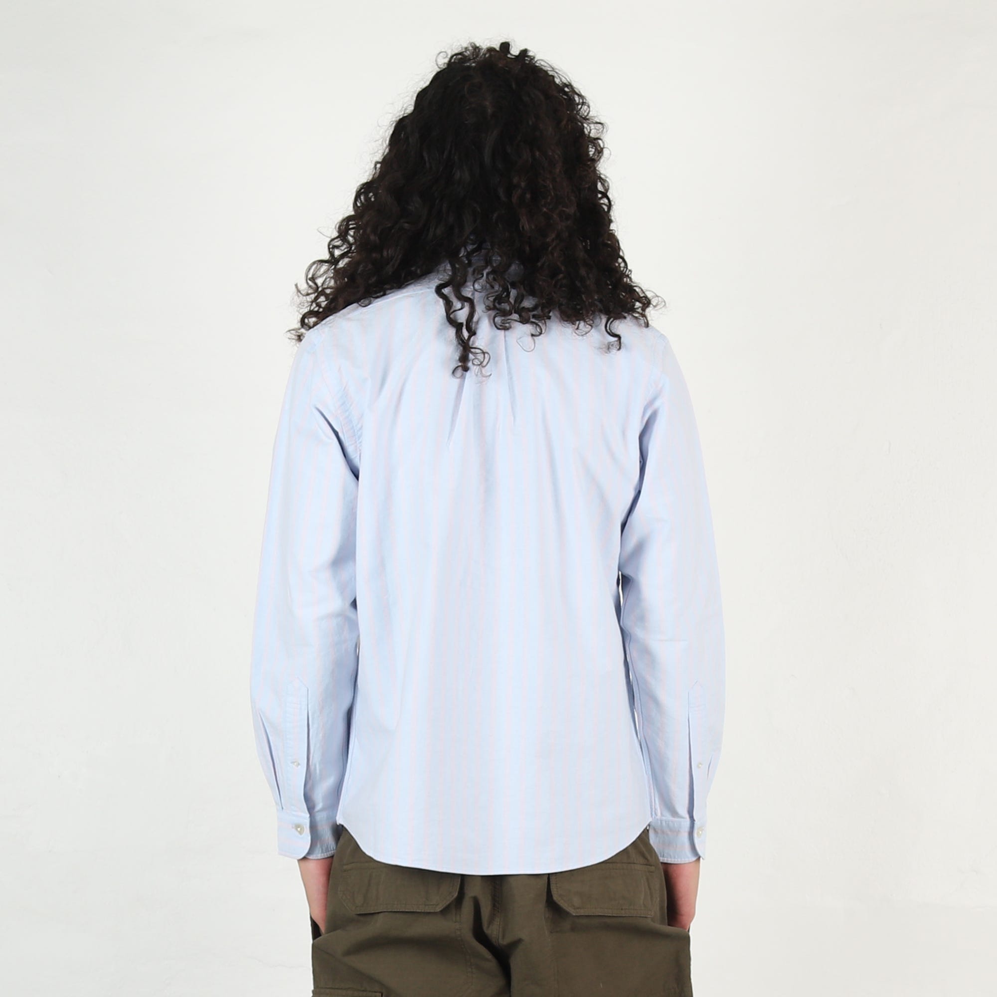 Human Made Striped Oxford BD Shirt - Blue