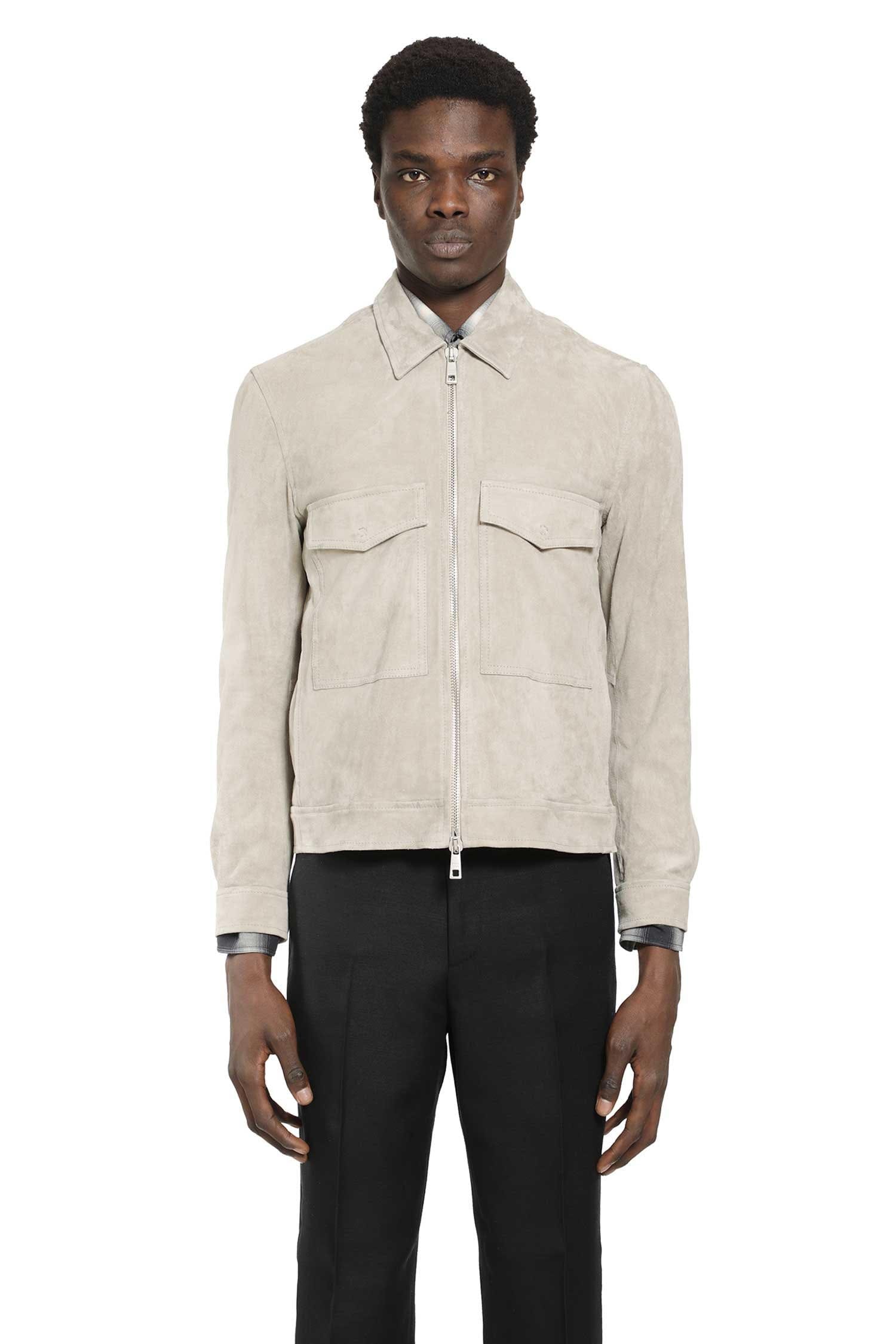 Giorgio BRATO Leather Zip - Up Jacket
