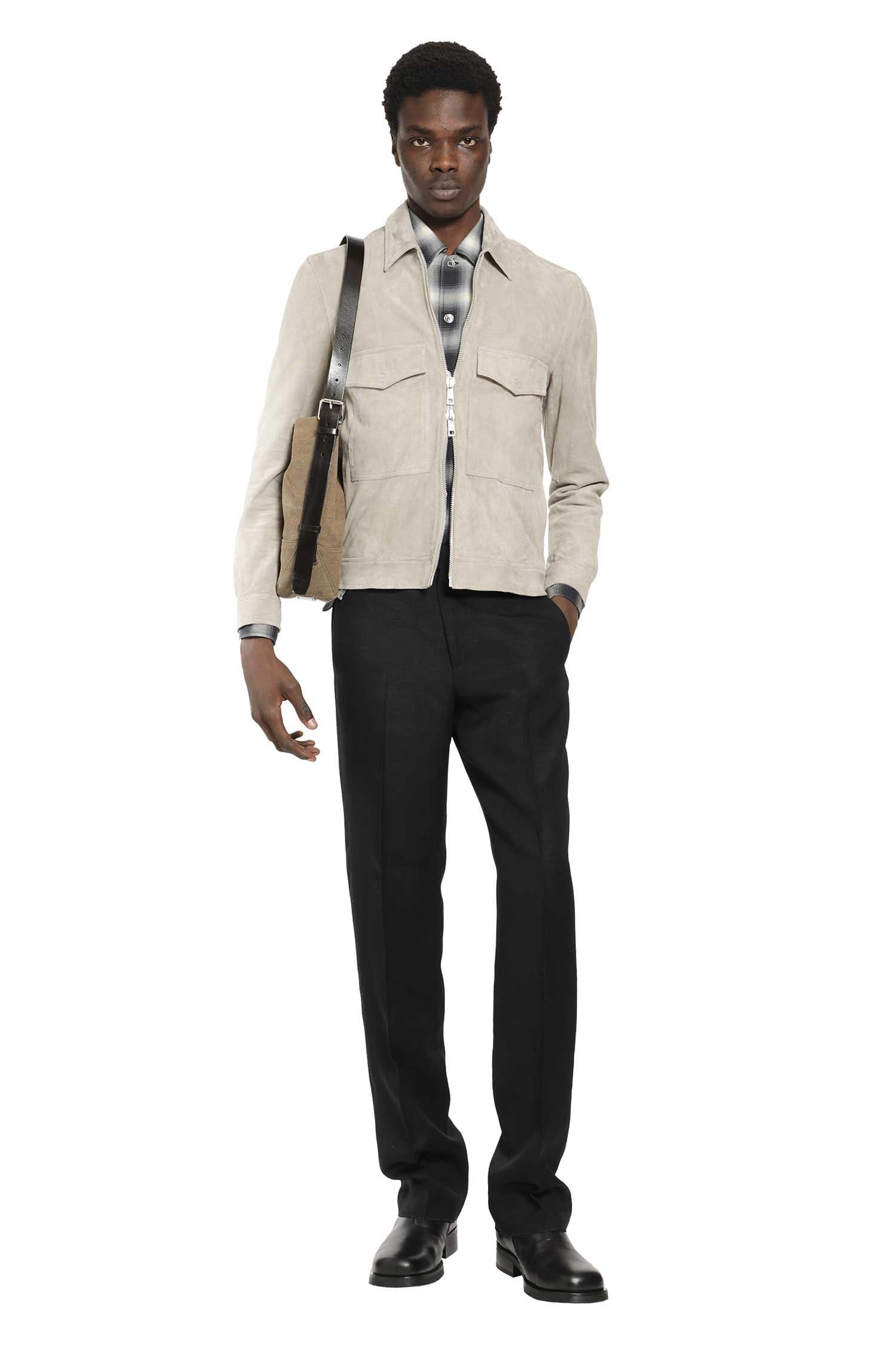 Giorgio BRATO Leather Zip - Up Jacket