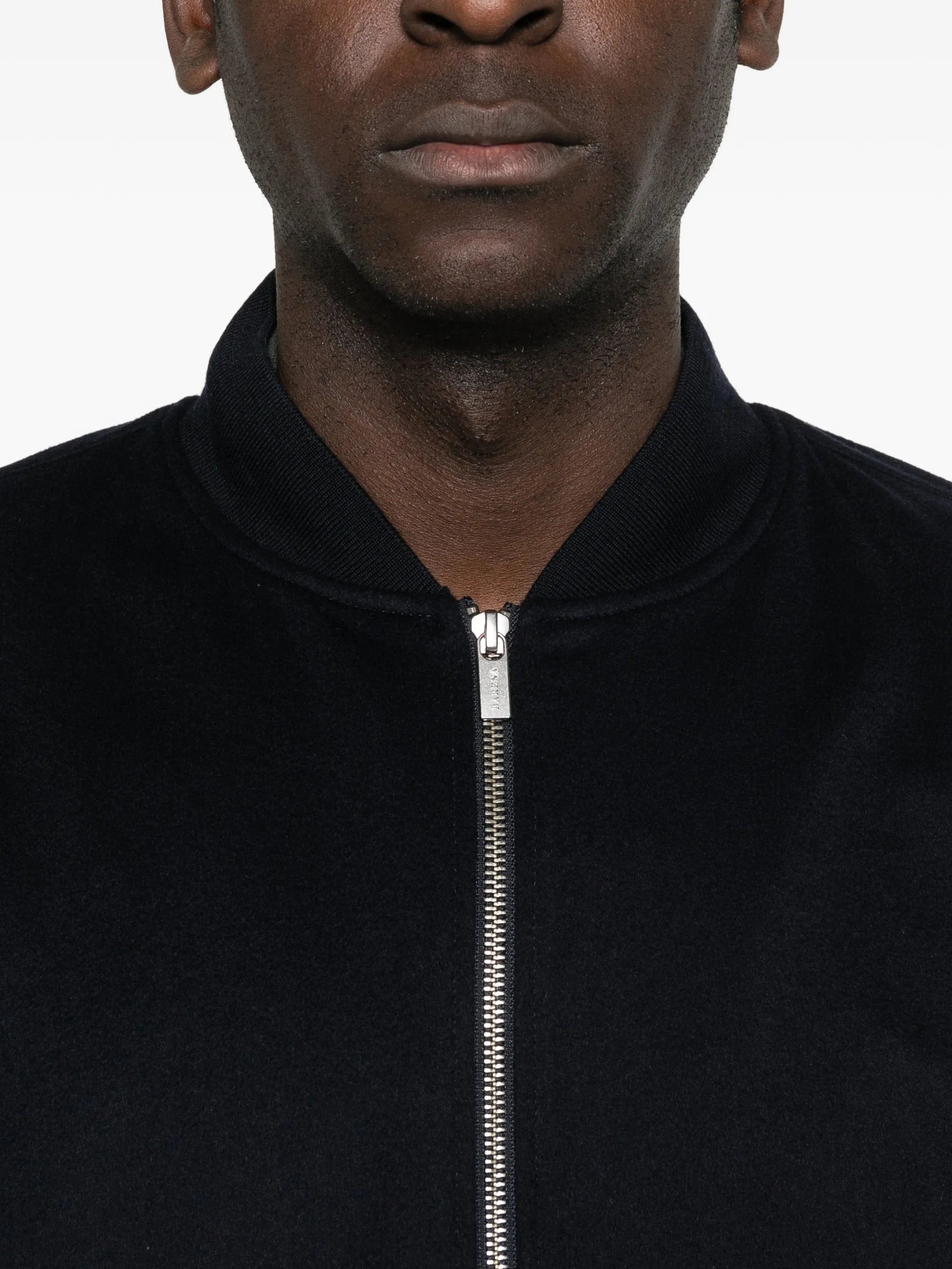 Barena zip - up cashmere bomber jacket