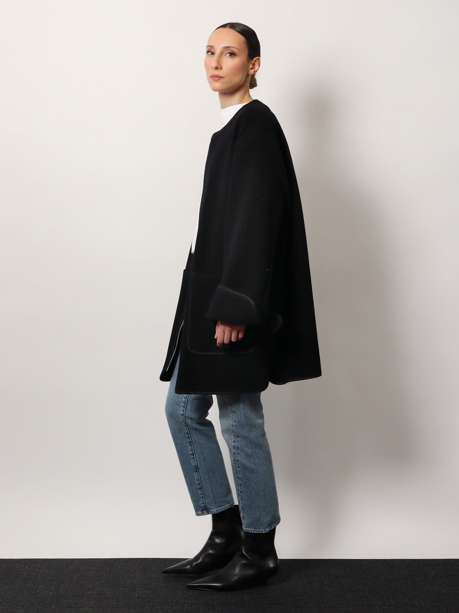 Toteme Wool blend coat with lateral slits