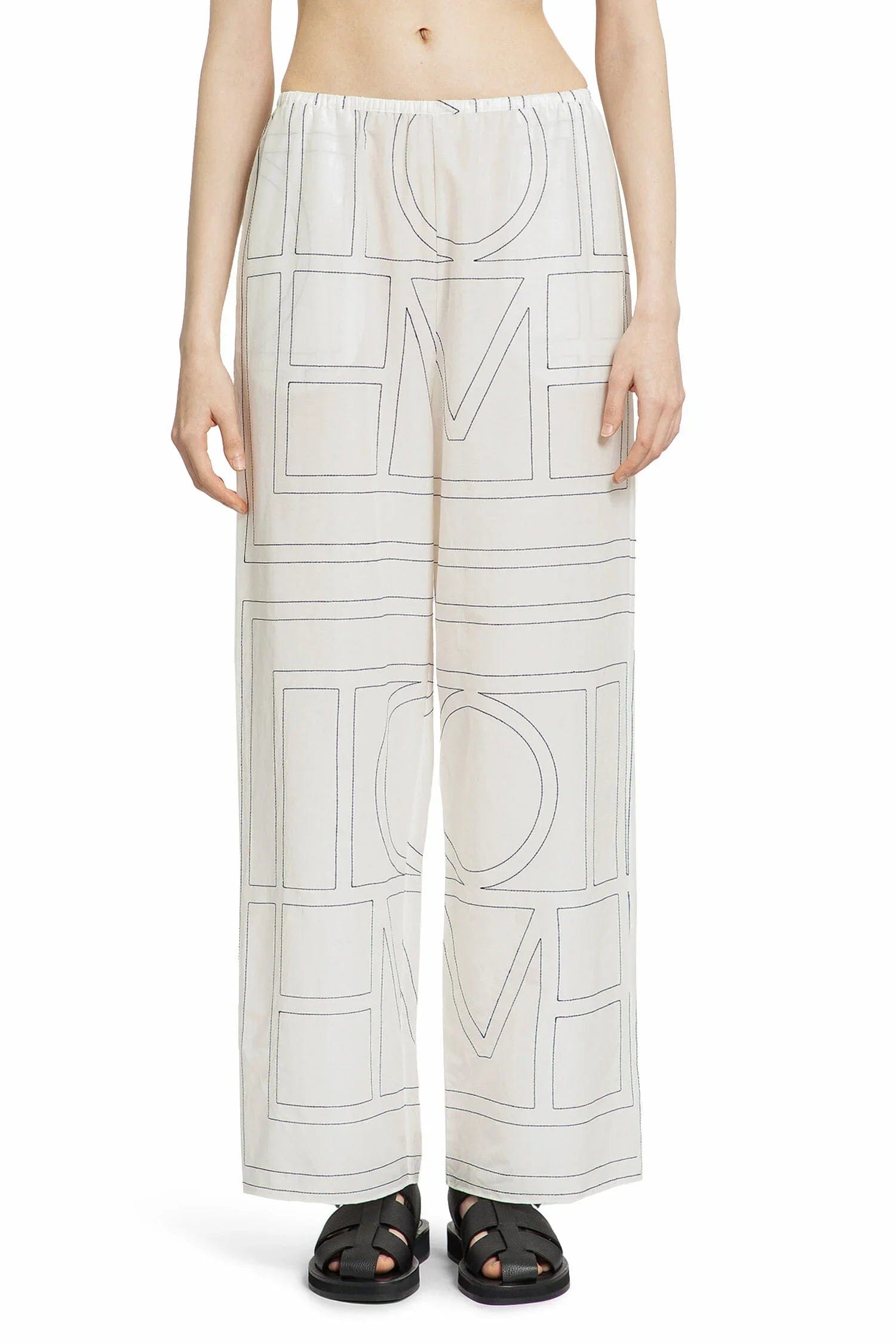 Toteme Monogram Cotton PJ Bottoms