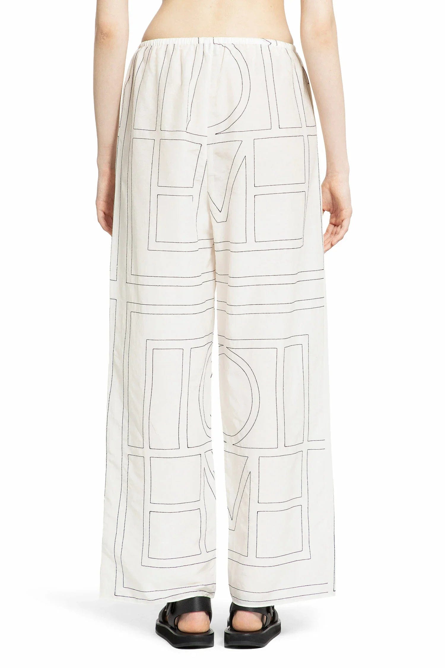Toteme Monogram Cotton PJ Bottoms