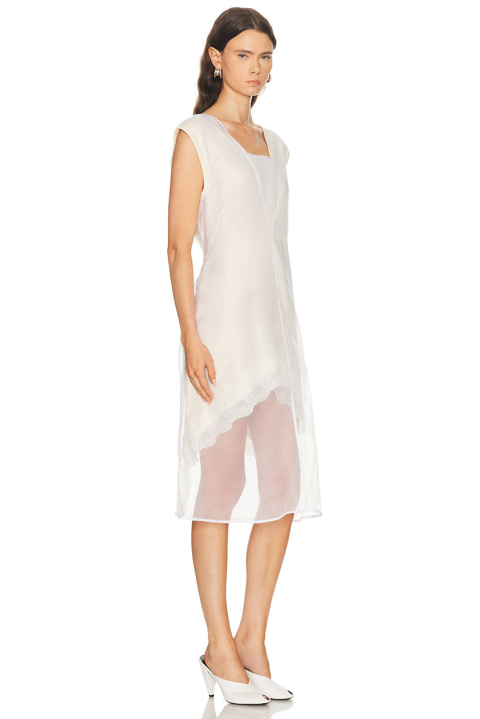 Jil Sander V Neck Dress
