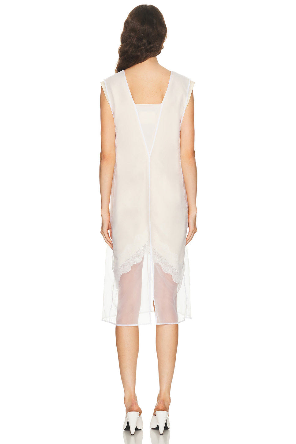 Jil Sander V Neck Dress