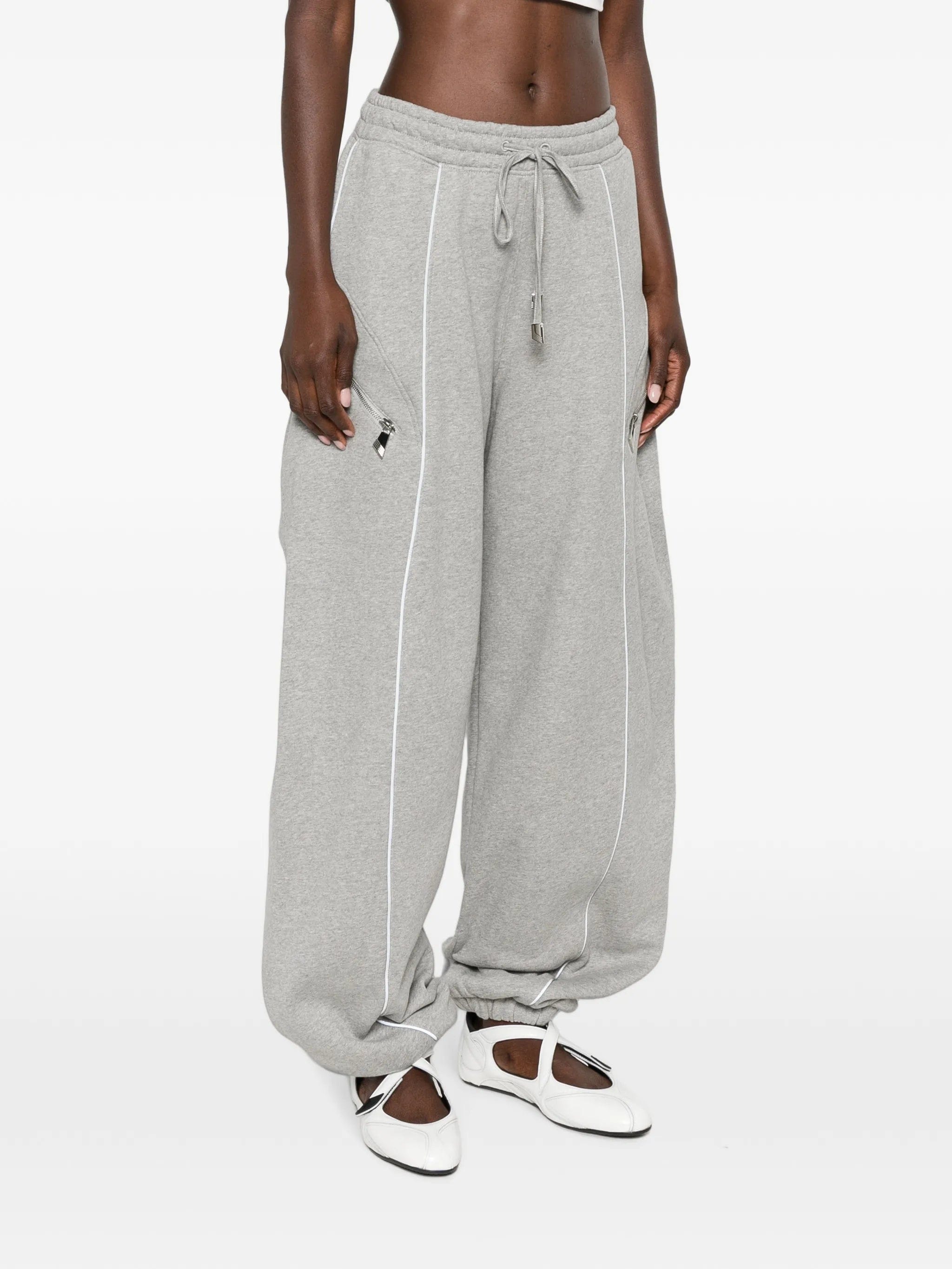 The Attico drawstring - fastening track pants