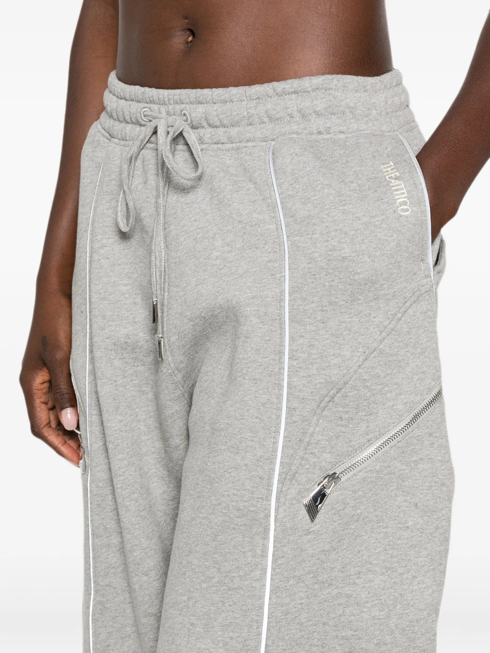 The Attico drawstring - fastening track pants