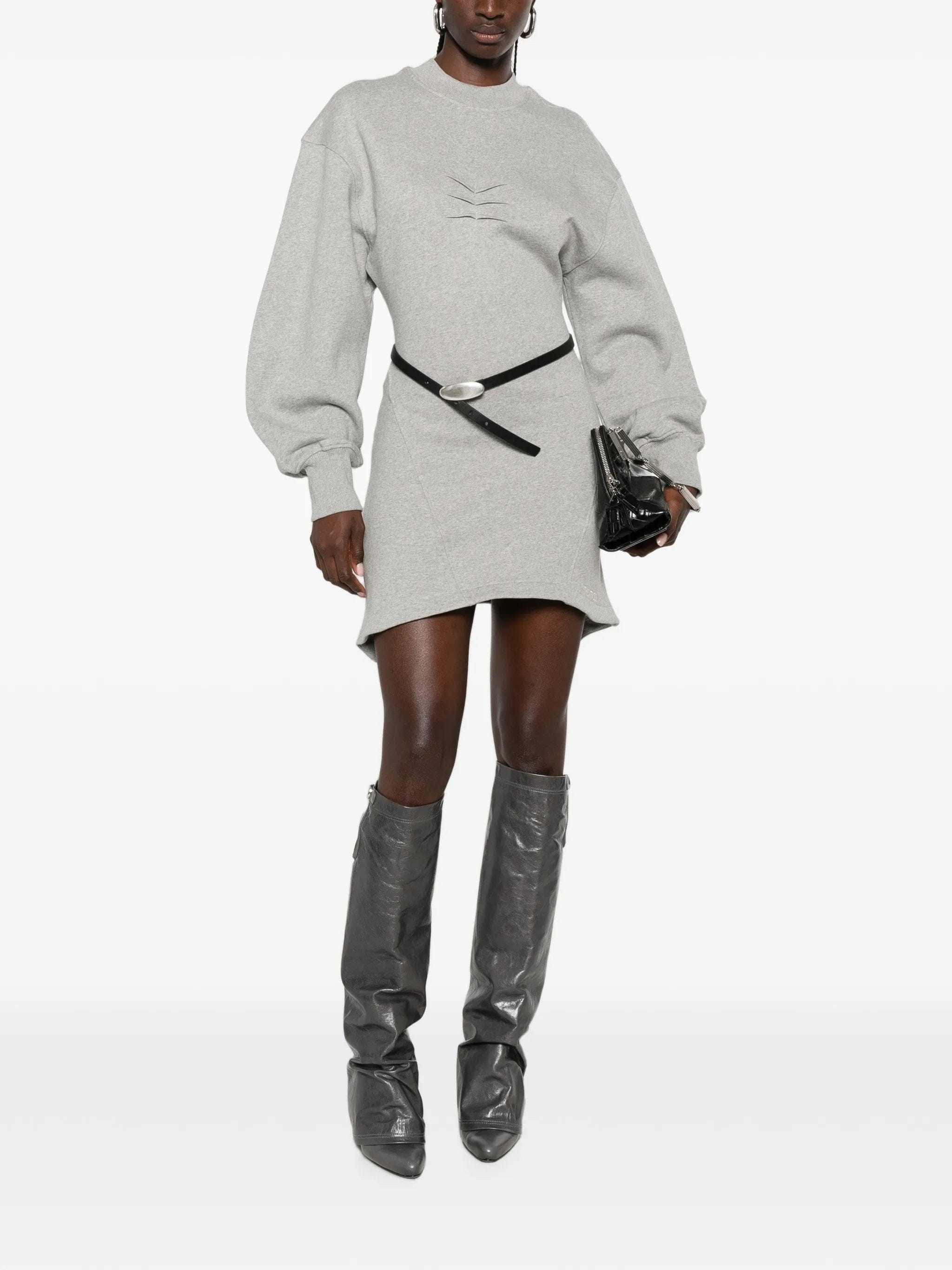 The Attico cut - out balloon - sleeve mini dress