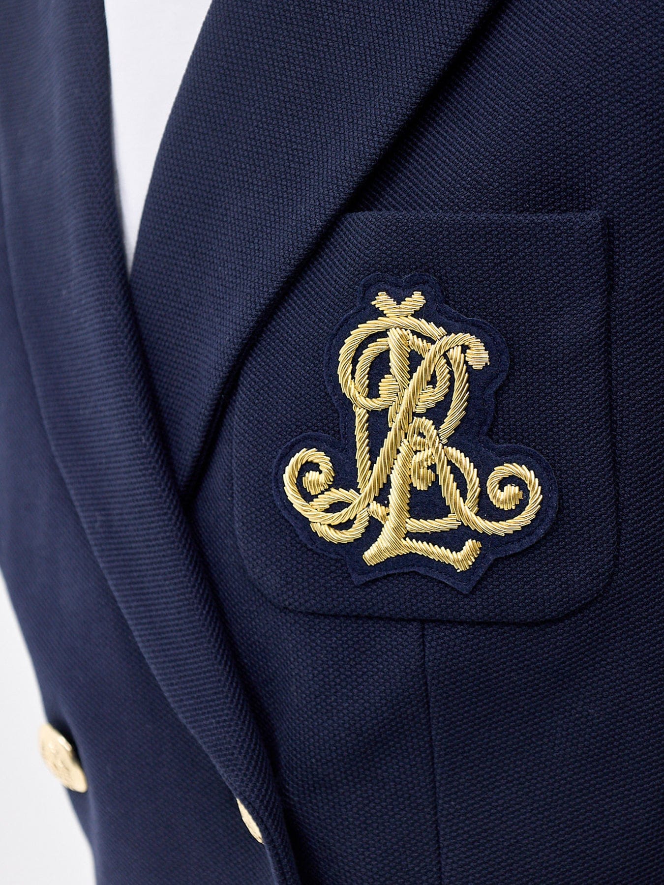 Lauren Ralph Lauren Double Breasted Blazer Navy