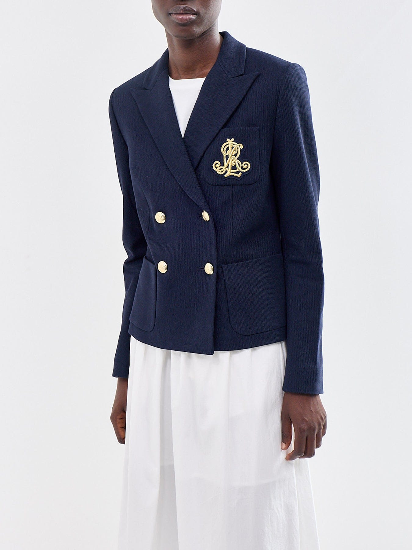 Lauren Ralph Lauren Double Breasted Blazer Navy