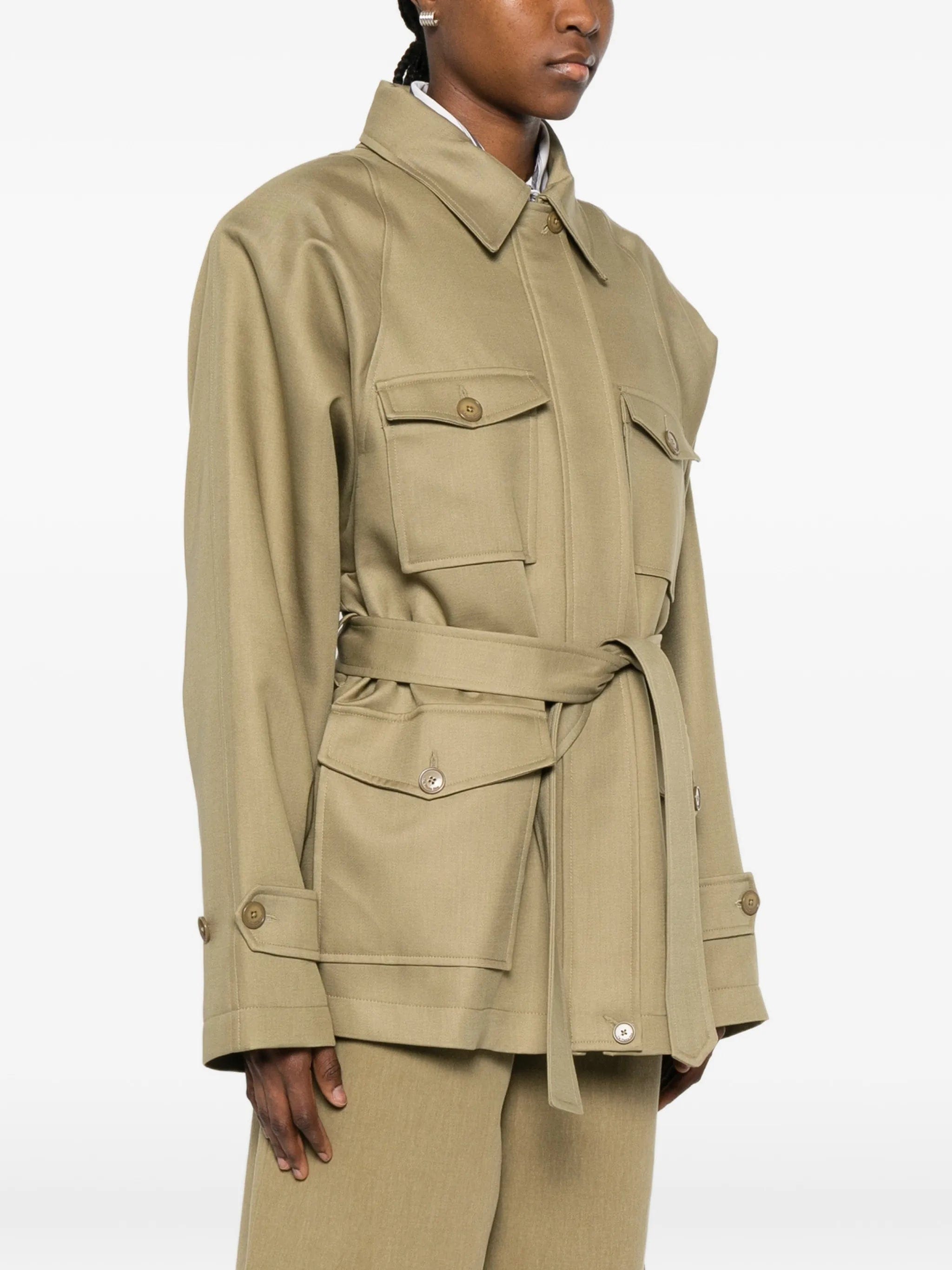 The Frankie Shop Kella padded utility jacket