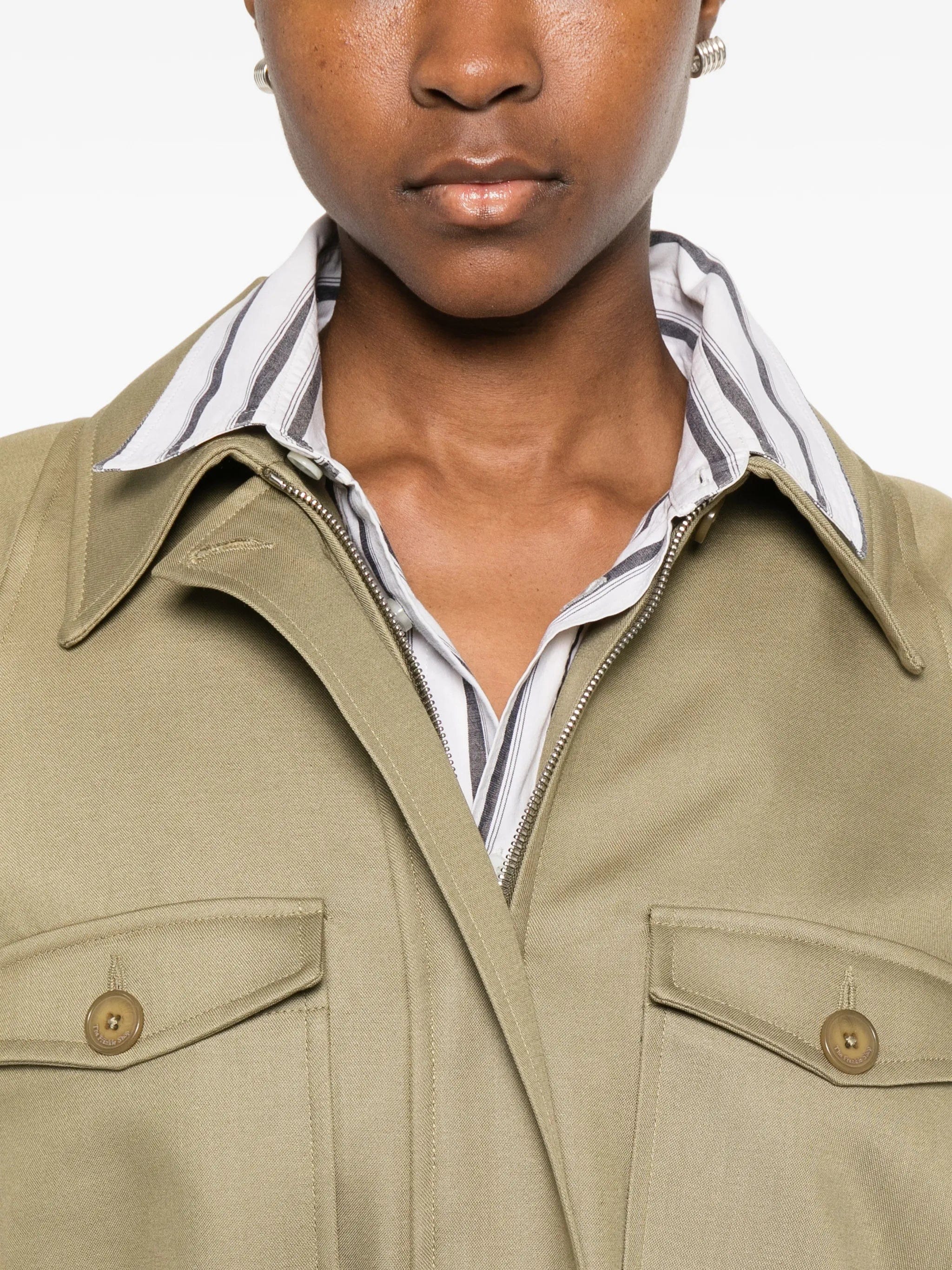 The Frankie Shop Kella padded utility jacket