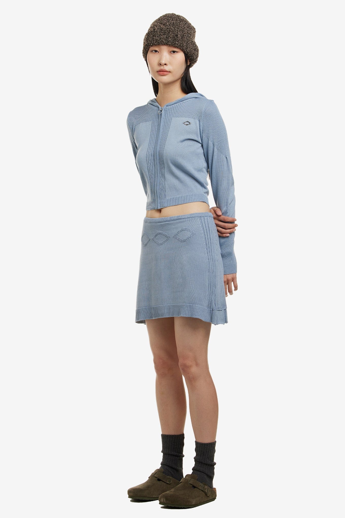 MSCHF RHOMBUS KNIT SKIRT