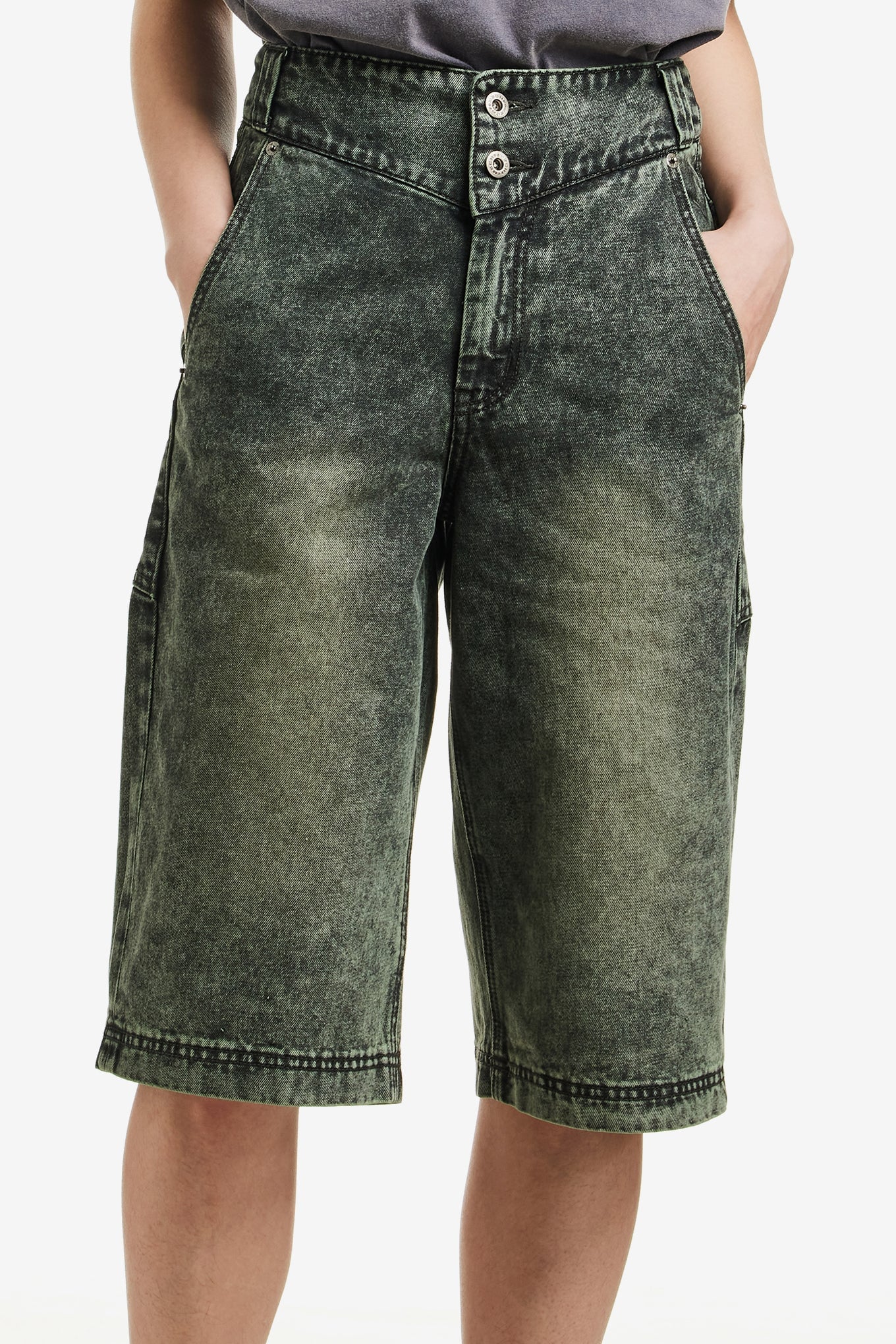 MSCHF WASHED BERMUDA PANTS