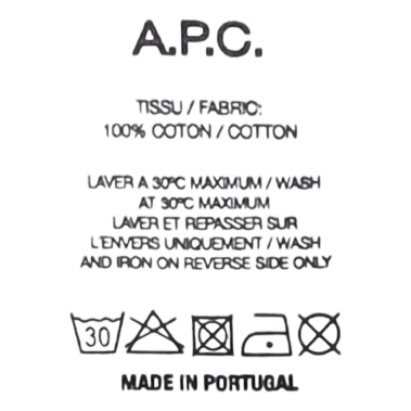 A.P.C. T - shirt Valerian Anthracite