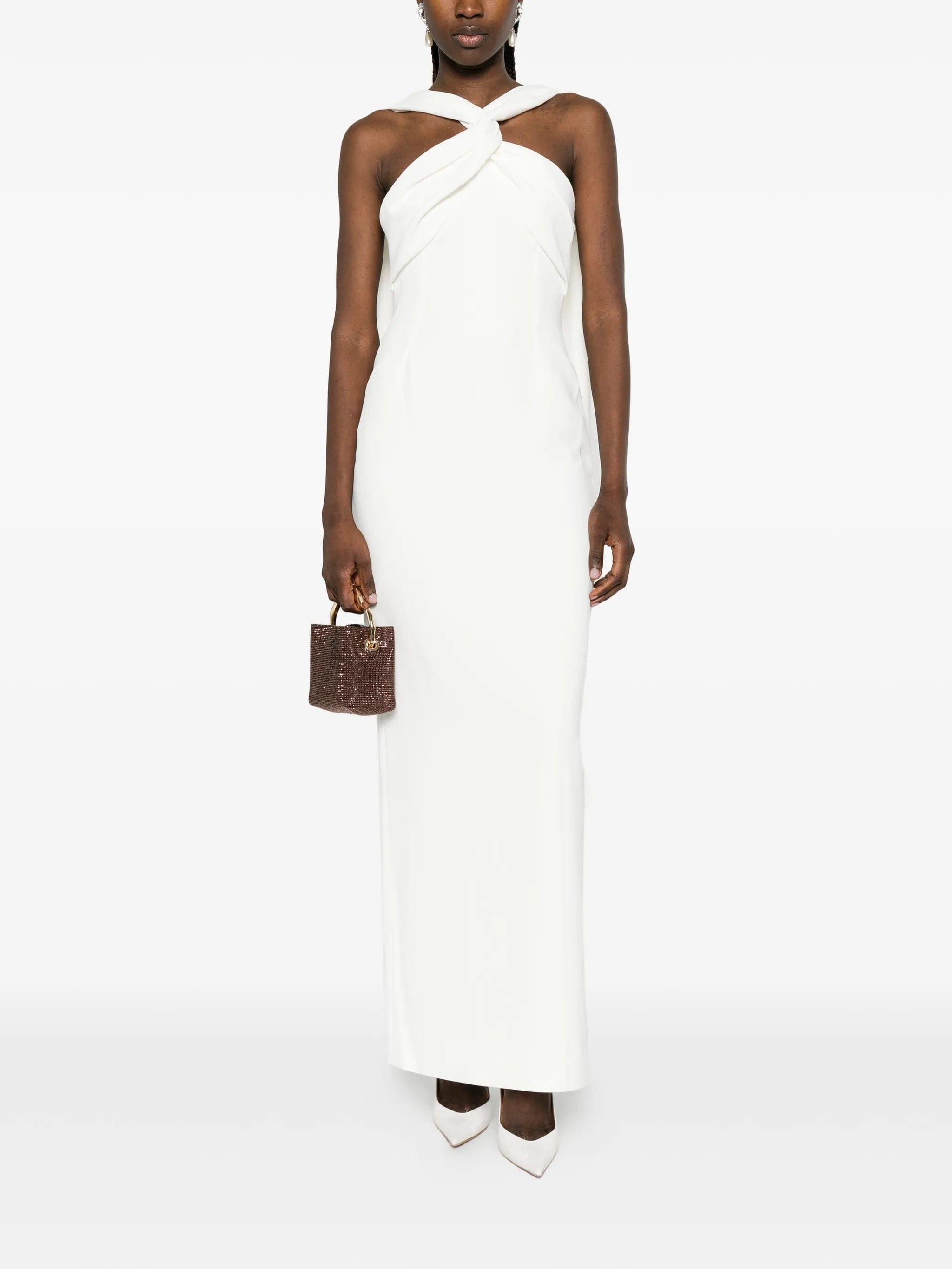 Solace London Rona twisted maxi dress