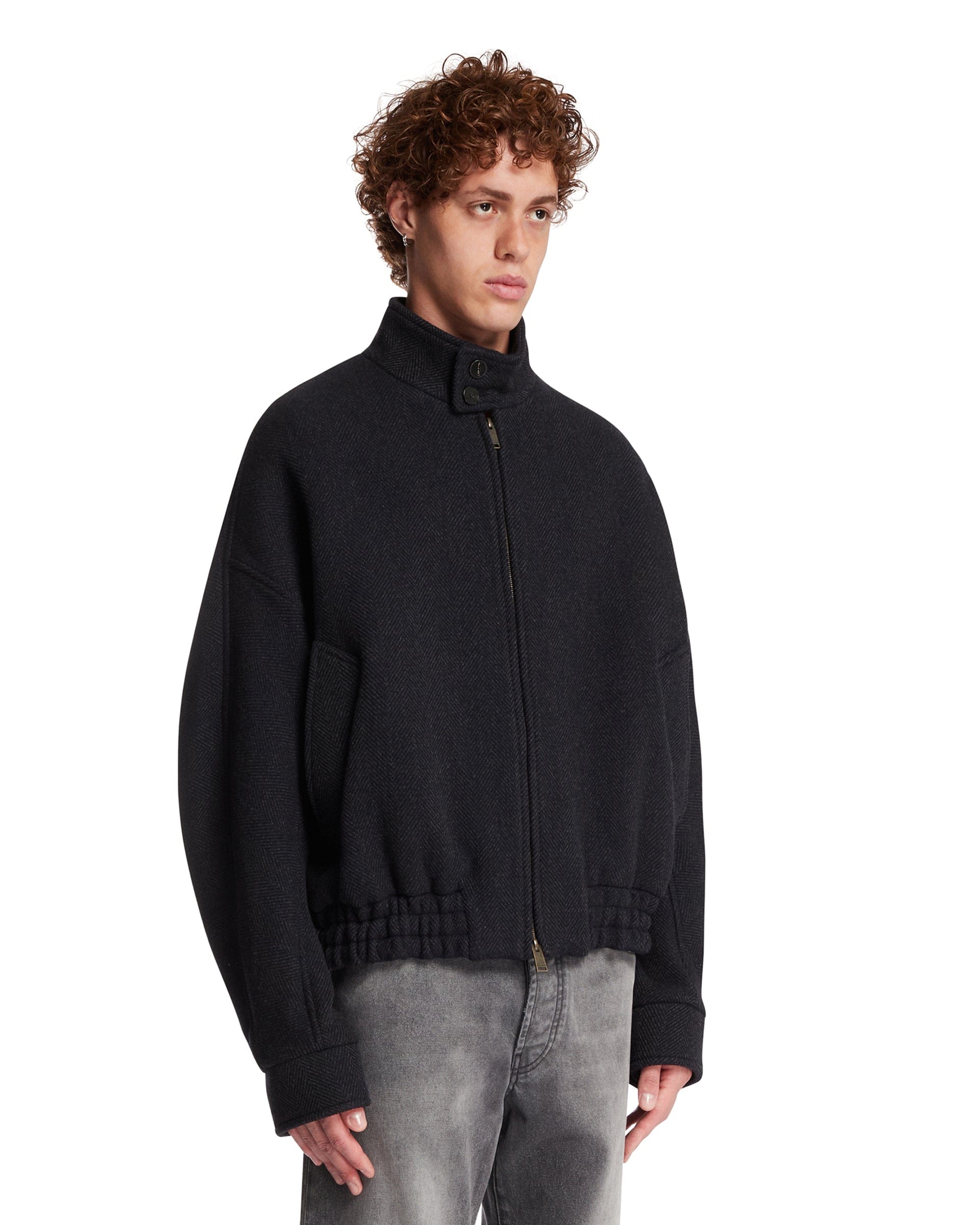 Darkpark Giacca In Lana E Cashmere Blu