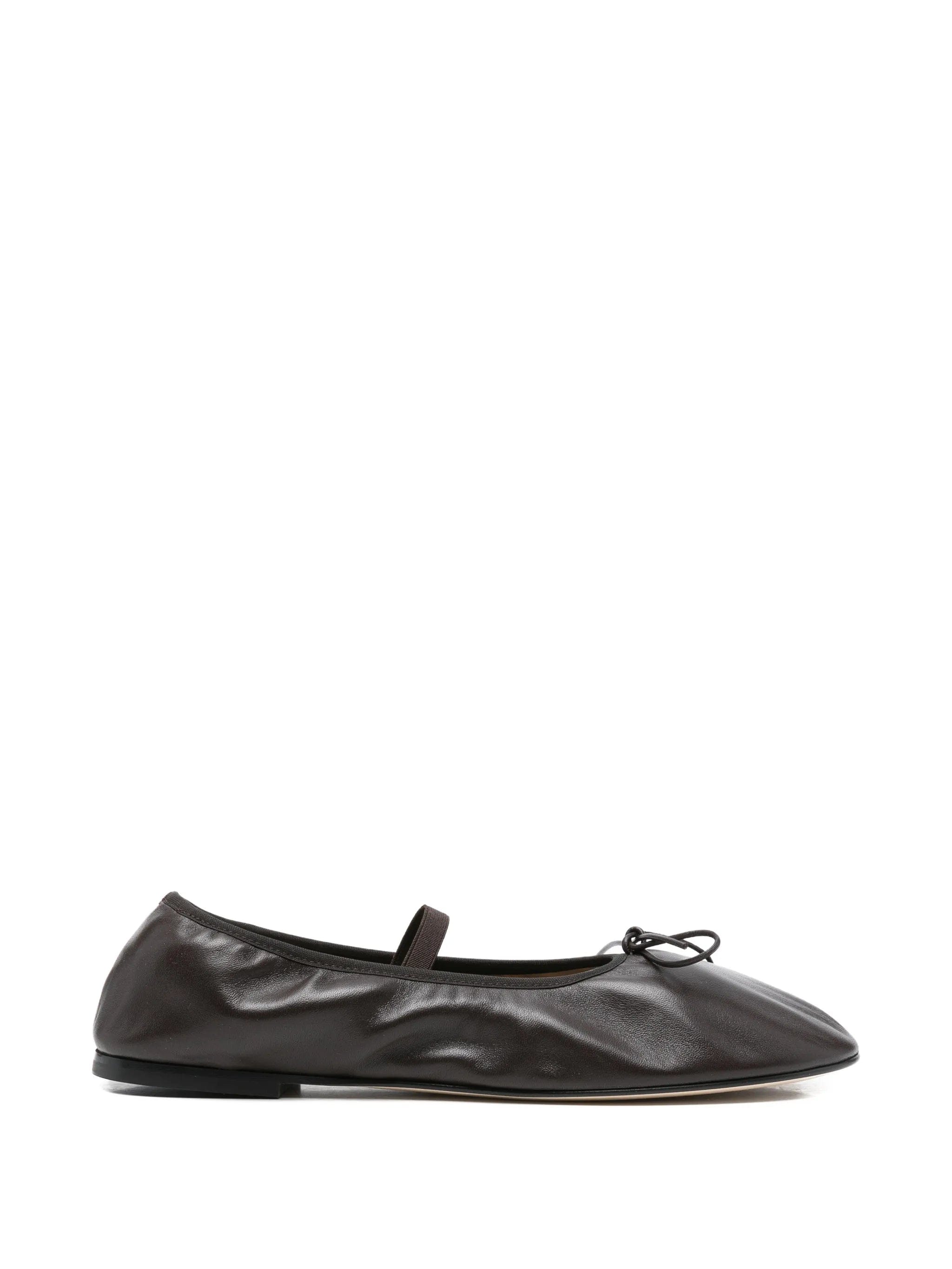 Dear Frances Balla bow leather ballet flats