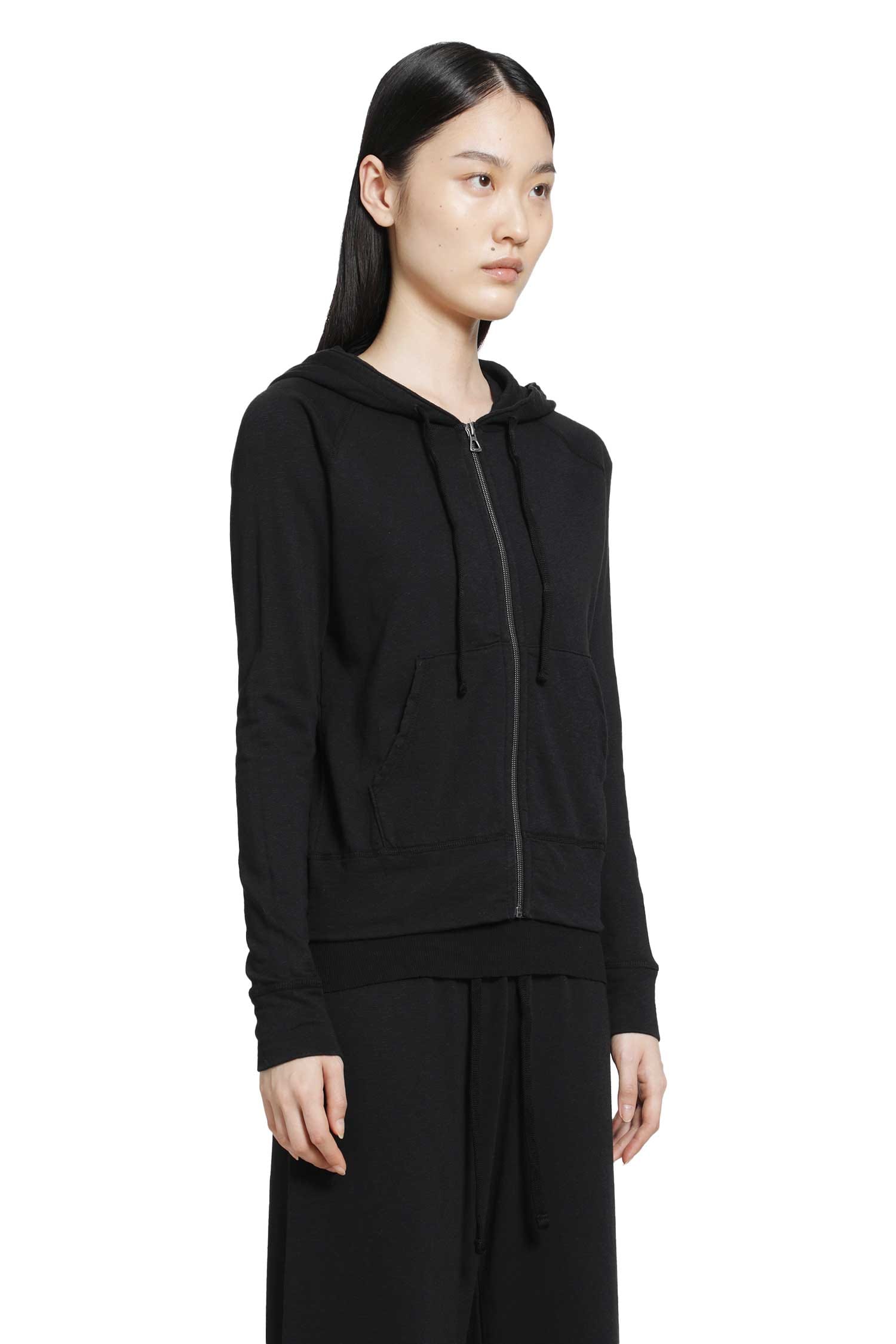 JAMES PERSE Vintage French Terry Zip Up Sweater