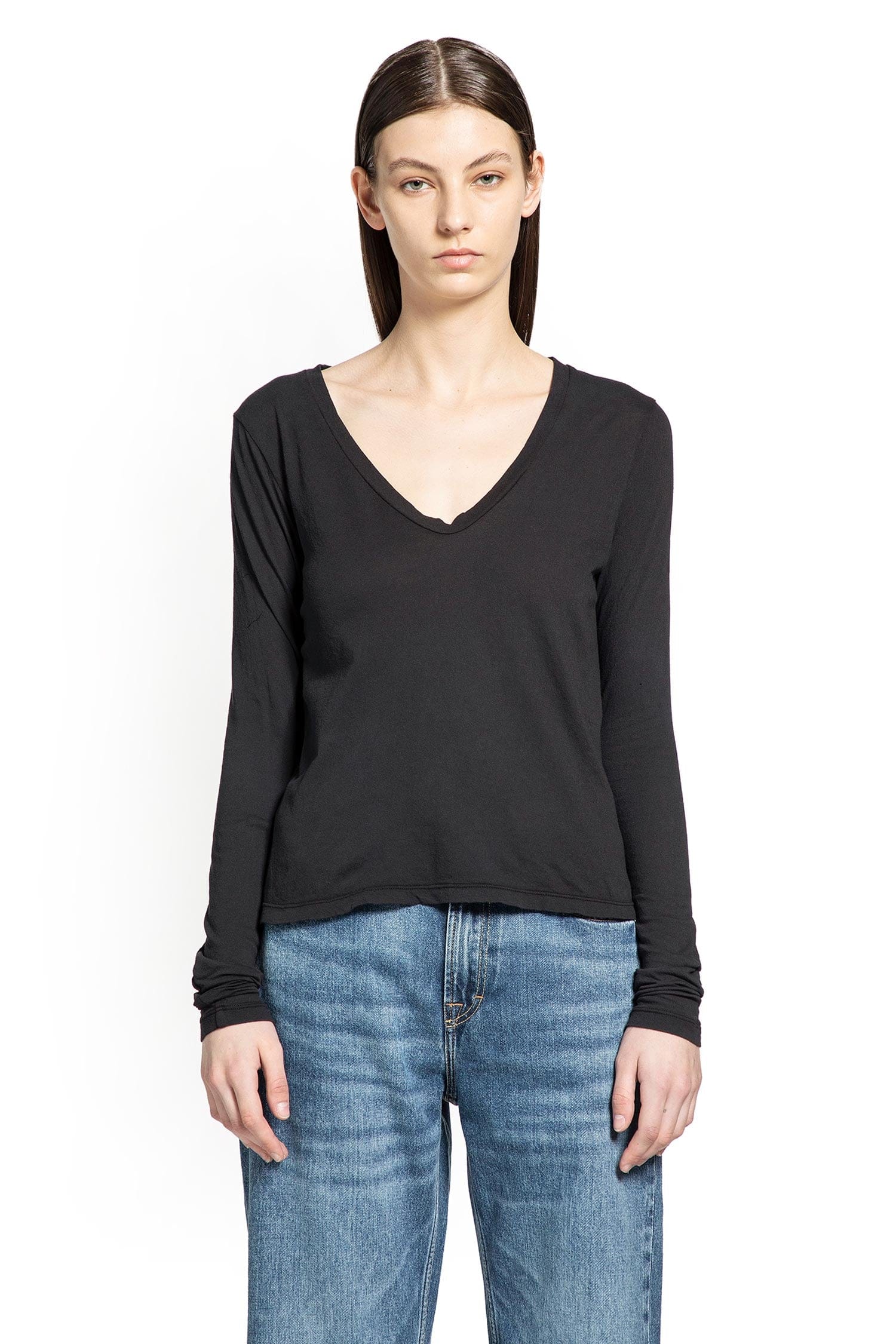JAMES PERSE Deep V L/S T-Shirt