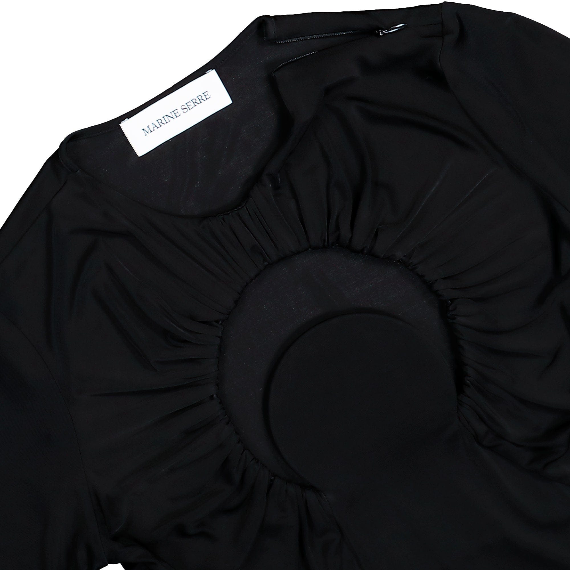 Marine Serre Moon Gathered Mini Dress