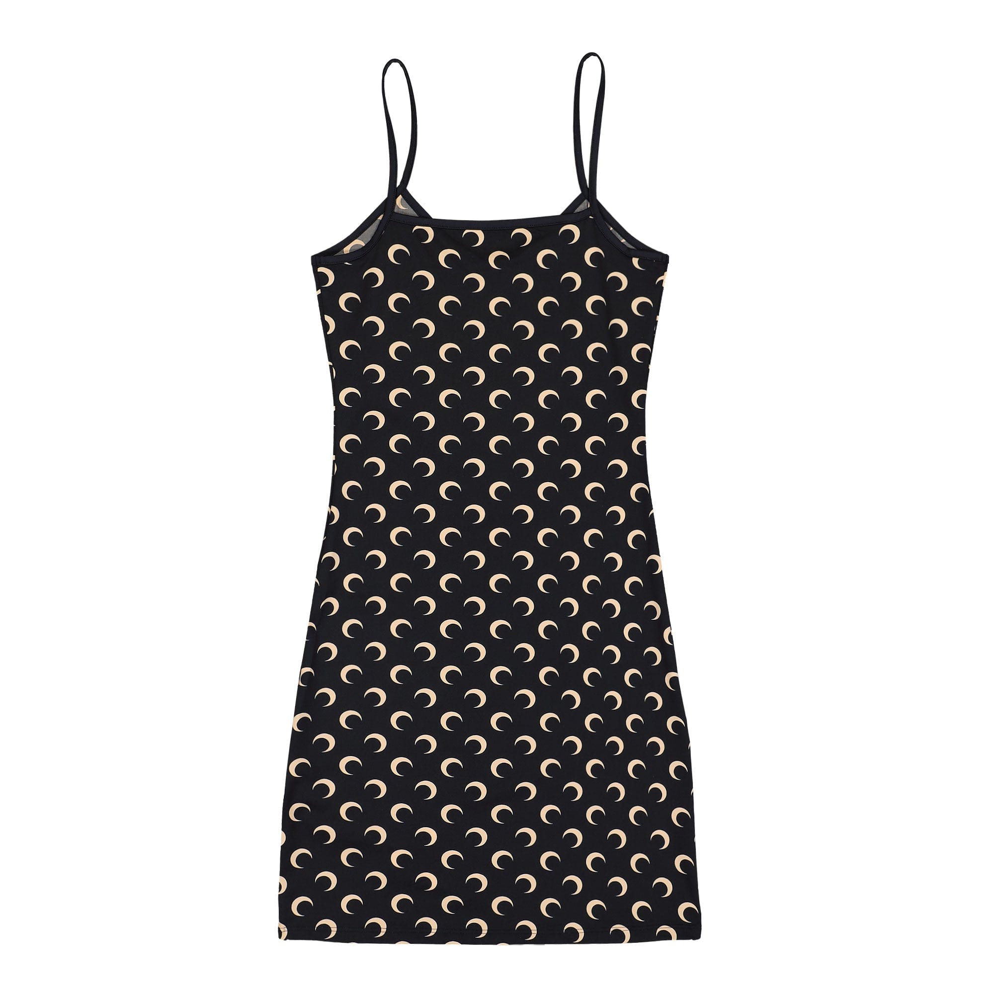Marine Serre Moon Printed Jersey Straps Mini Dress
