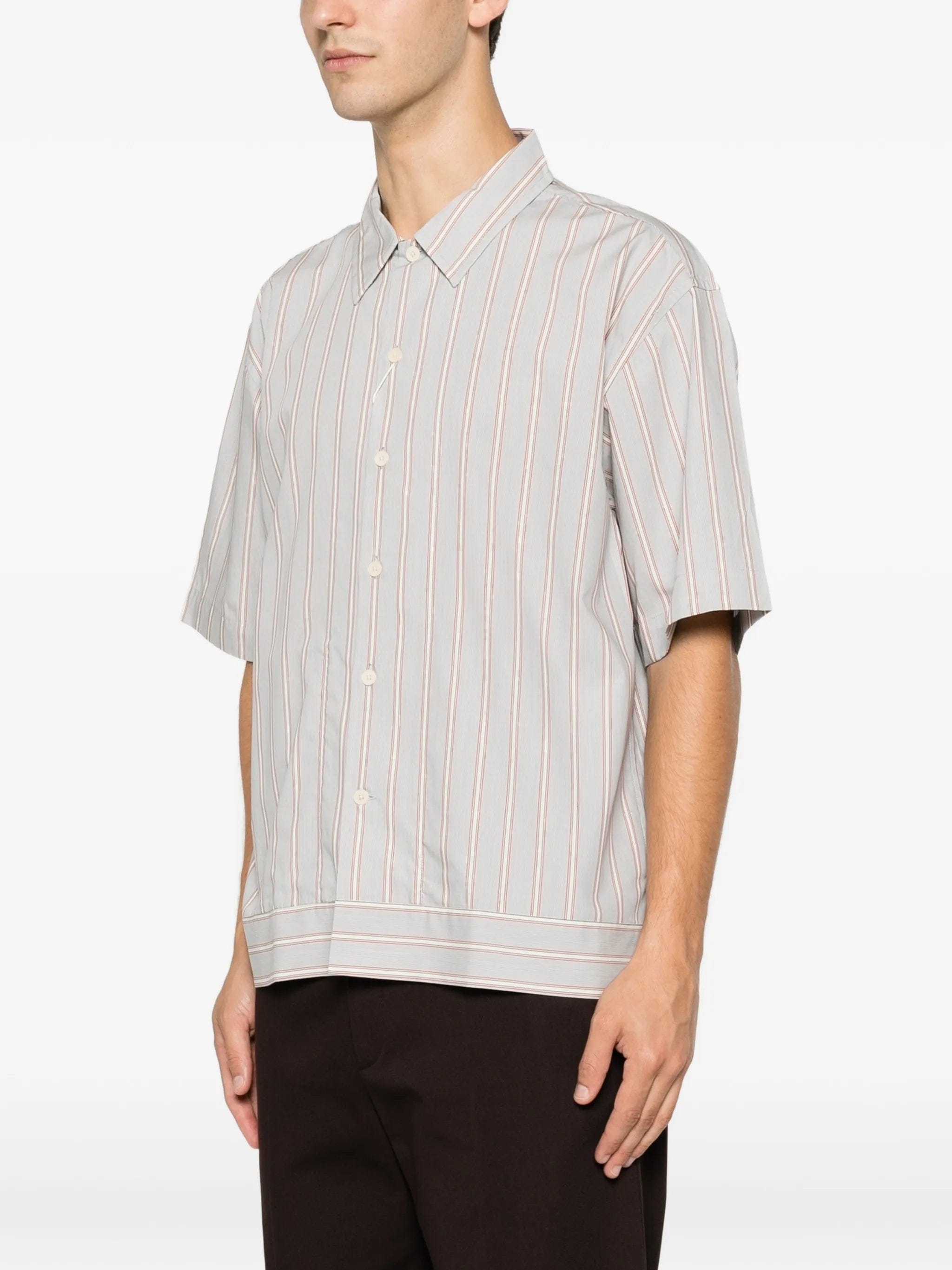NN07 striped short - sleeve shirt