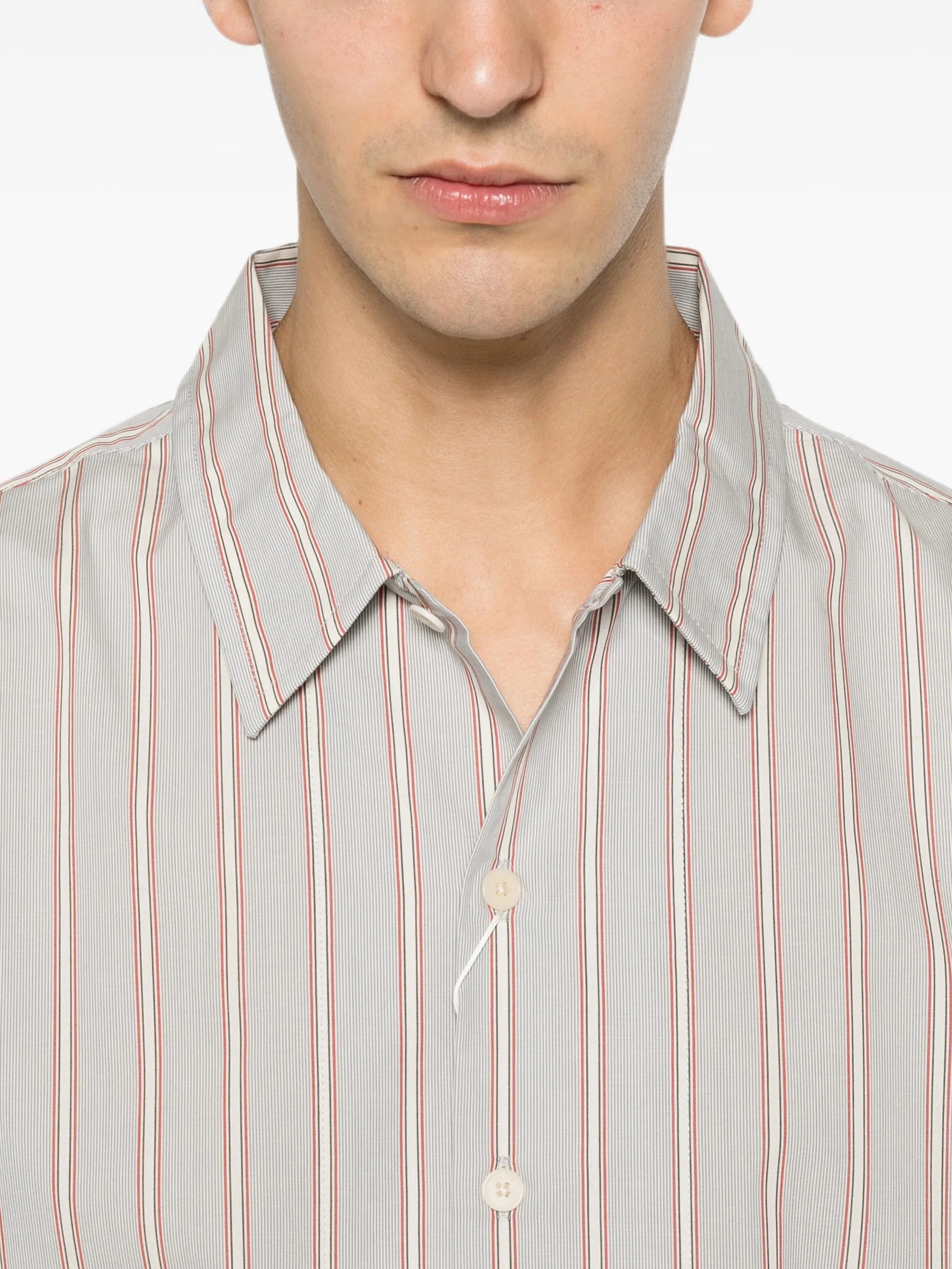 NN07 striped short - sleeve shirt