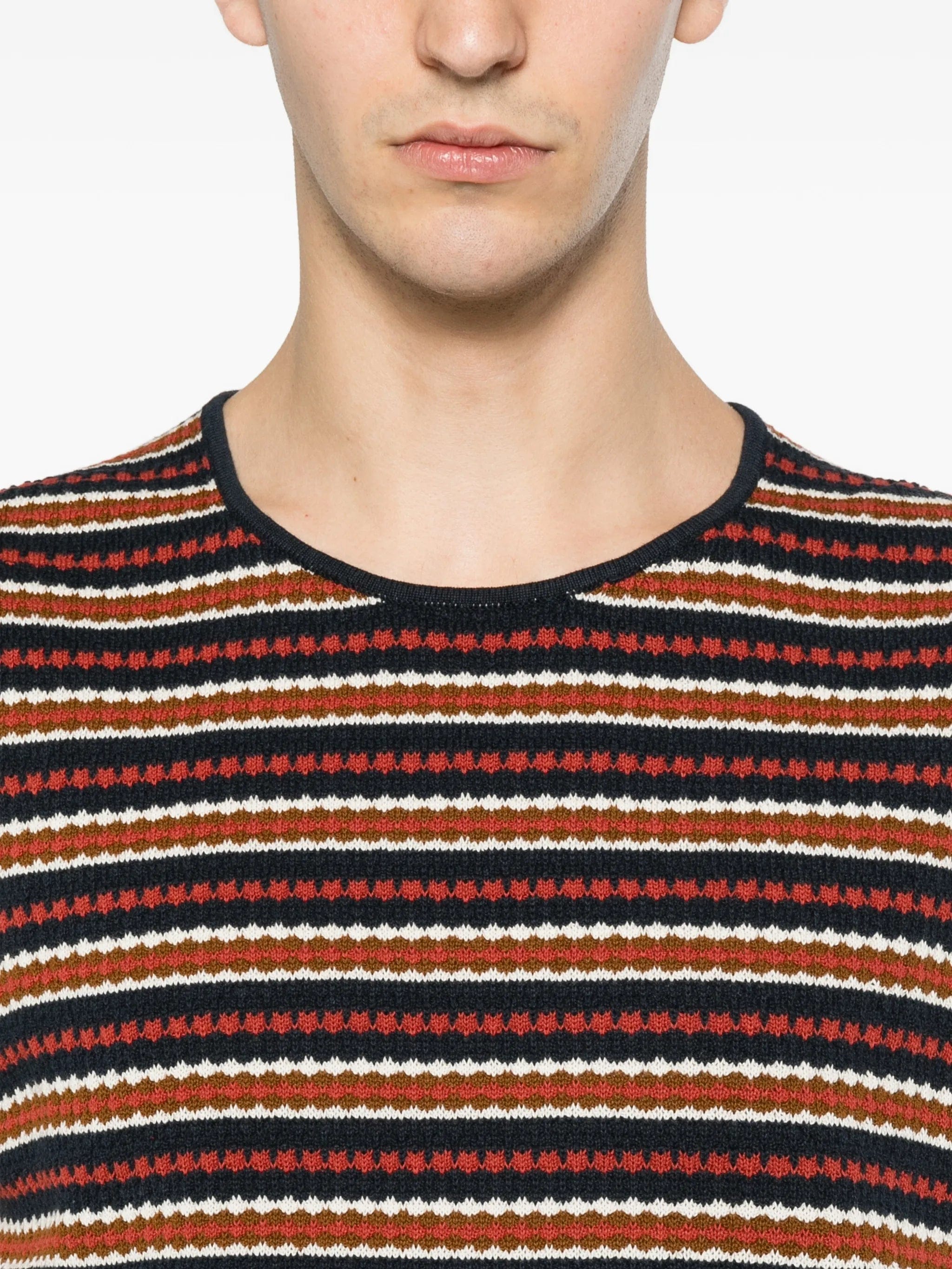 NN07 Bari 6686 striped knitted vest