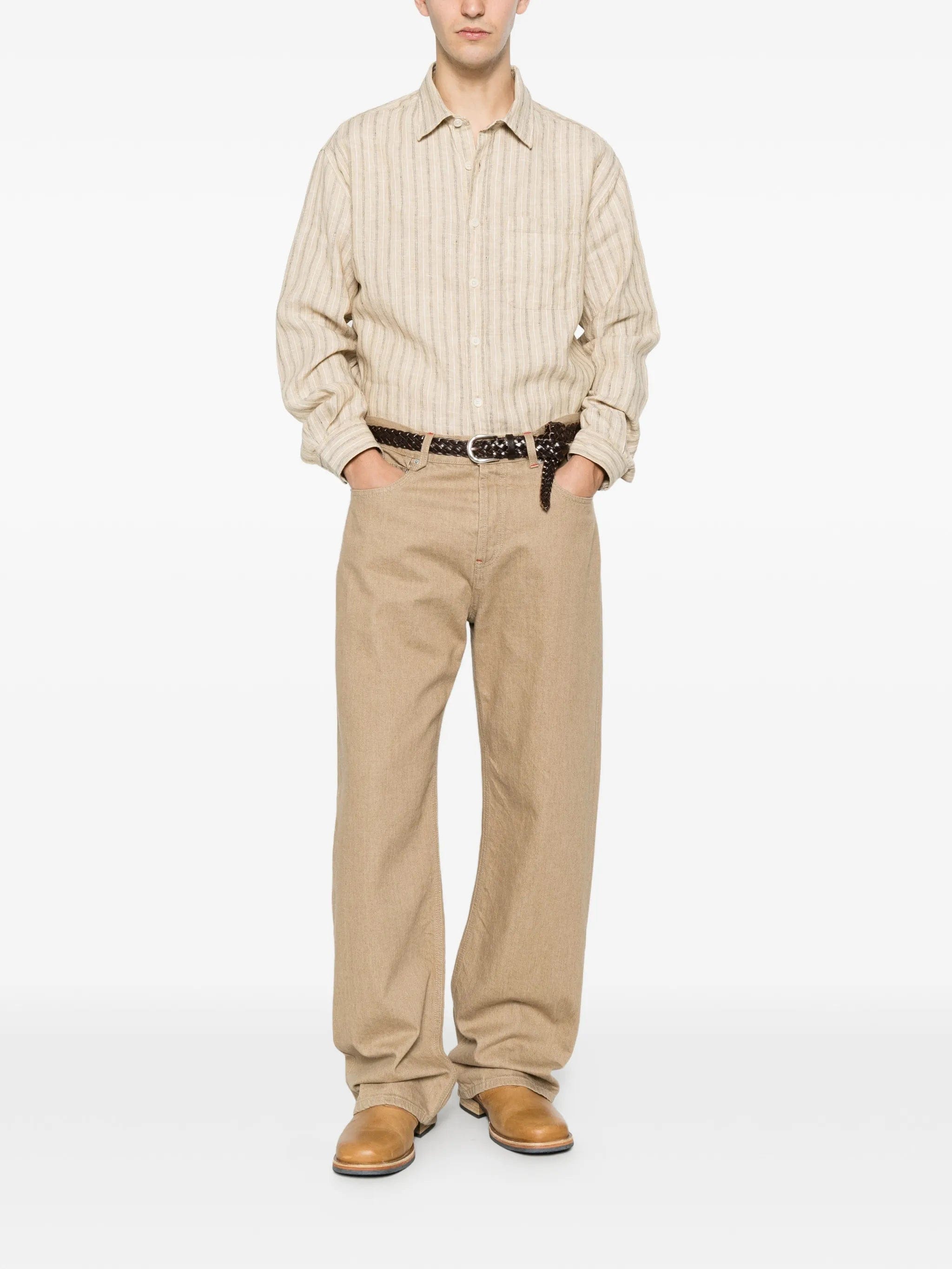 NN07 Deon 5728 striped shirt