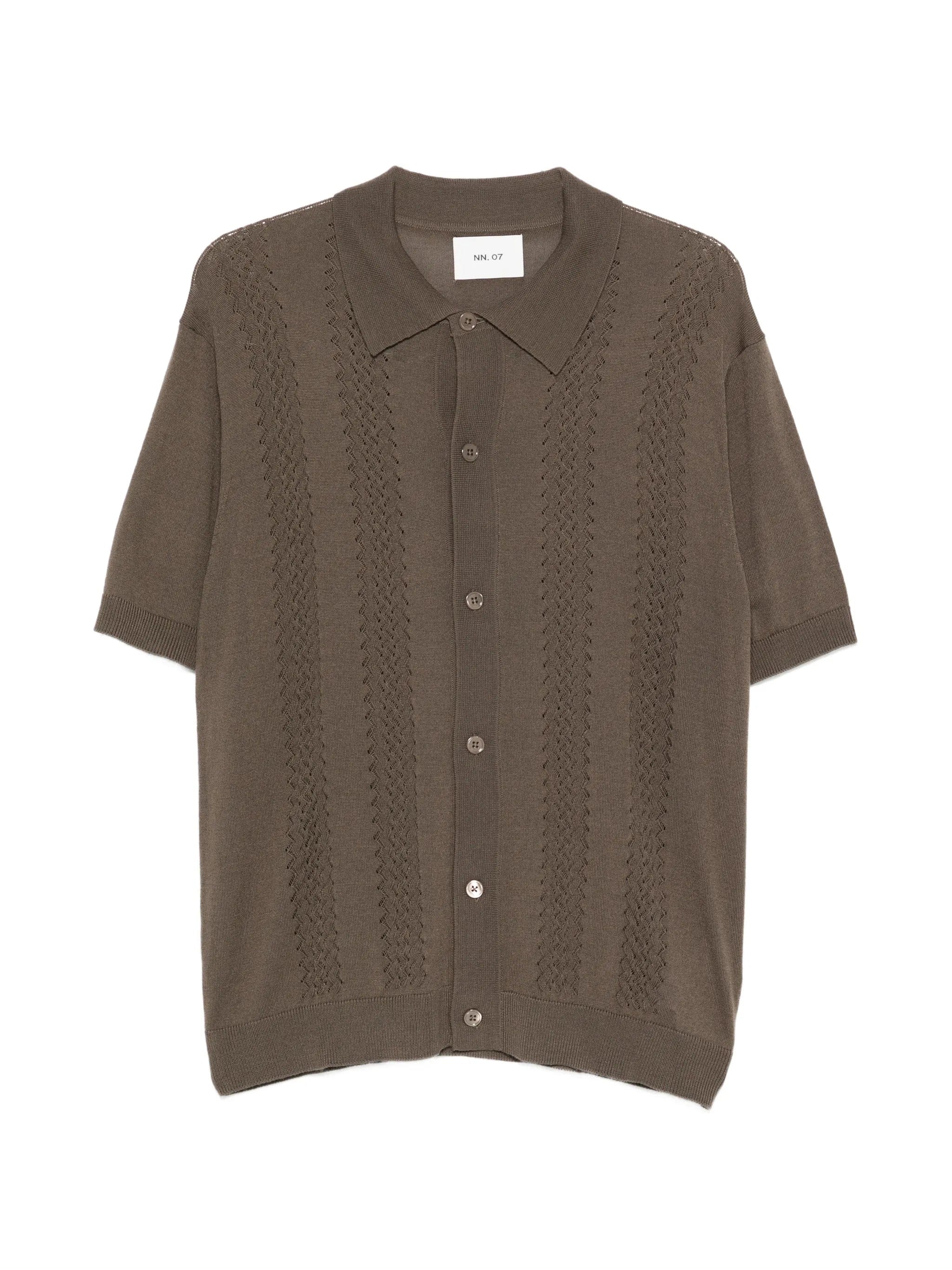 NN07 Thor openwork knit cardigan