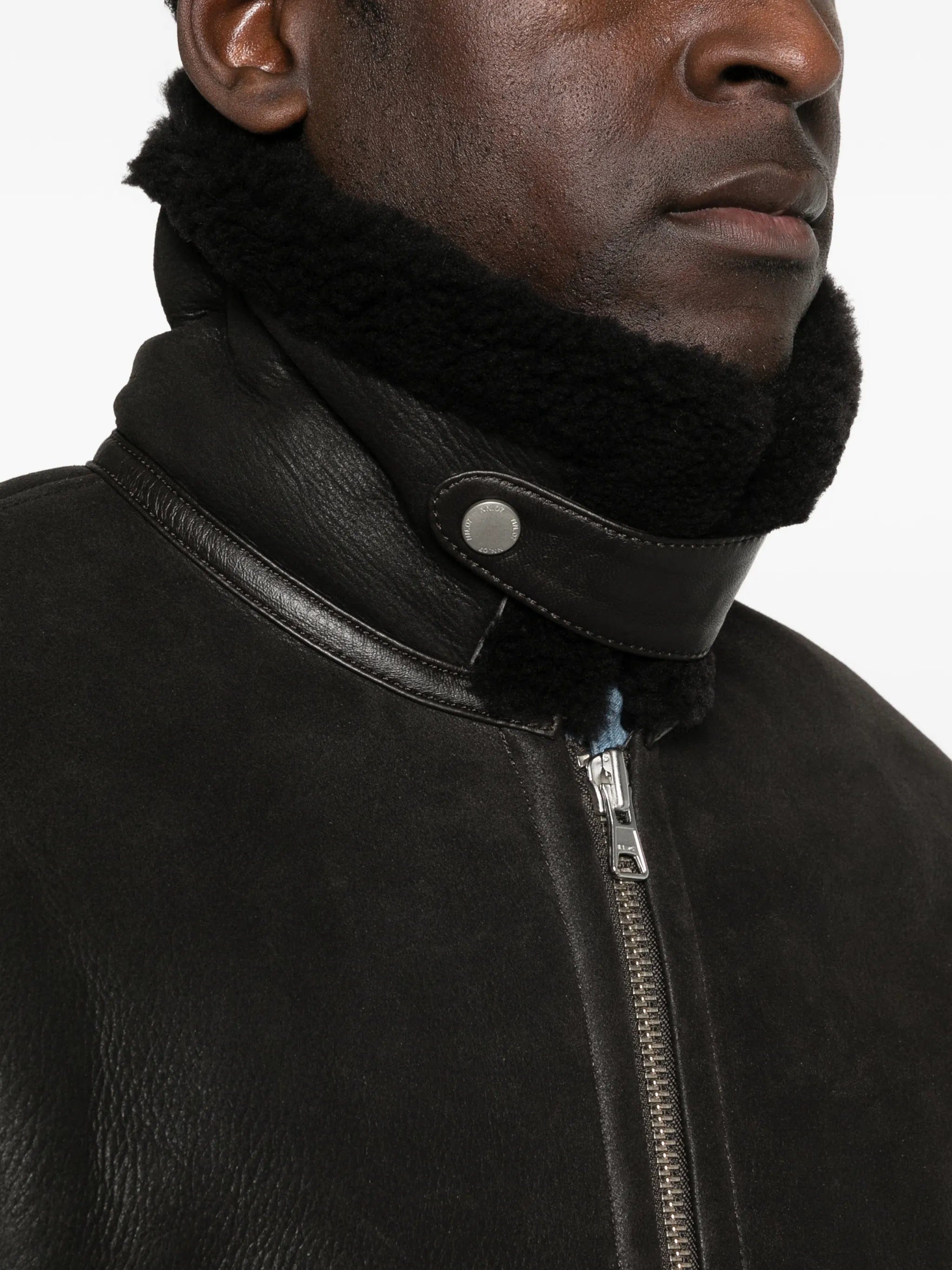 NN07 Atkinson 8173 leather jacket