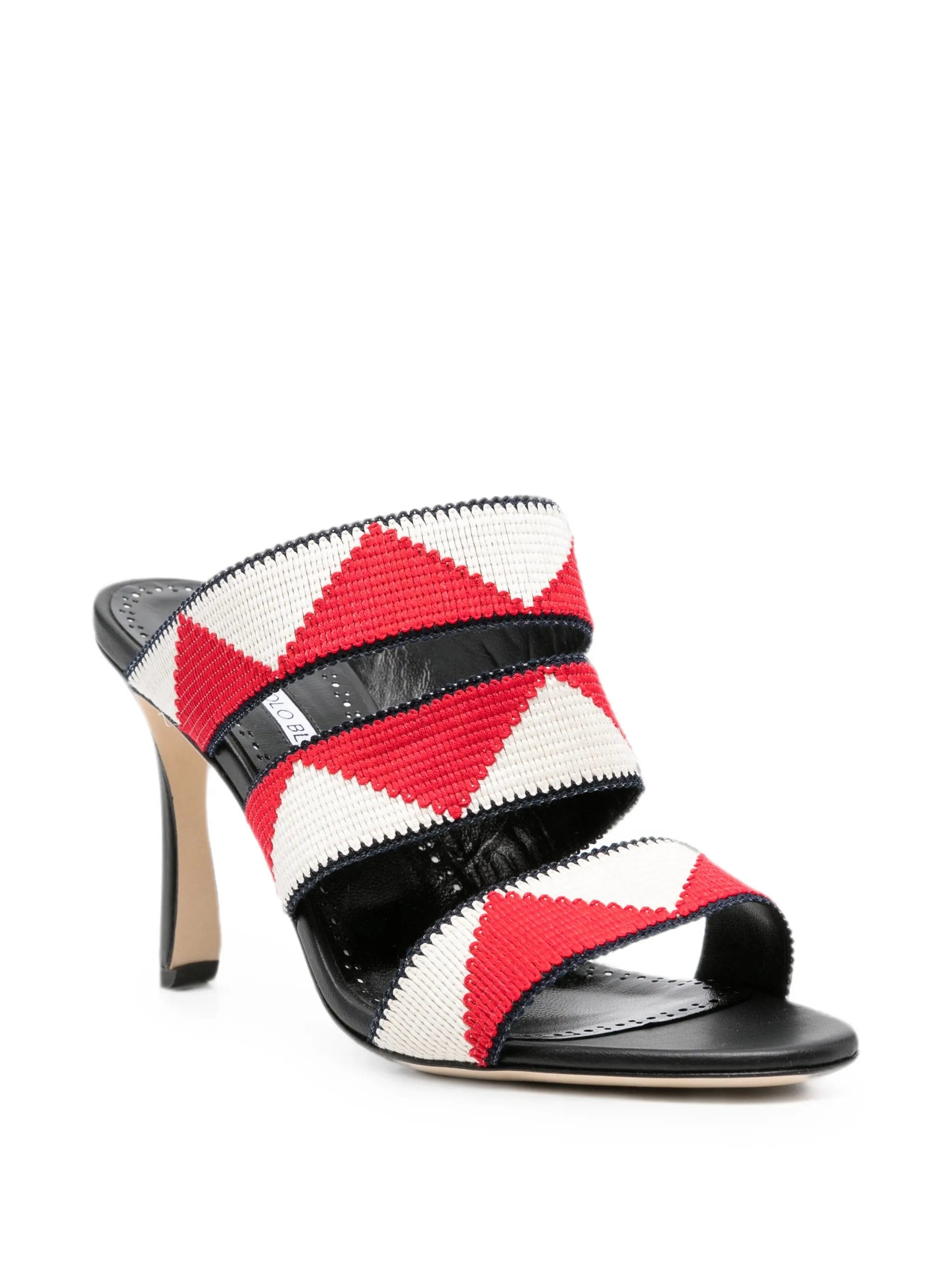 Manolo Blahnik Capro woven - strap sandals